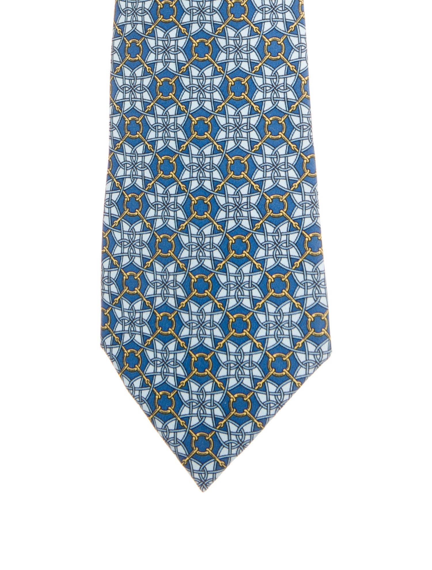 Hermès Silk Pattern Tie