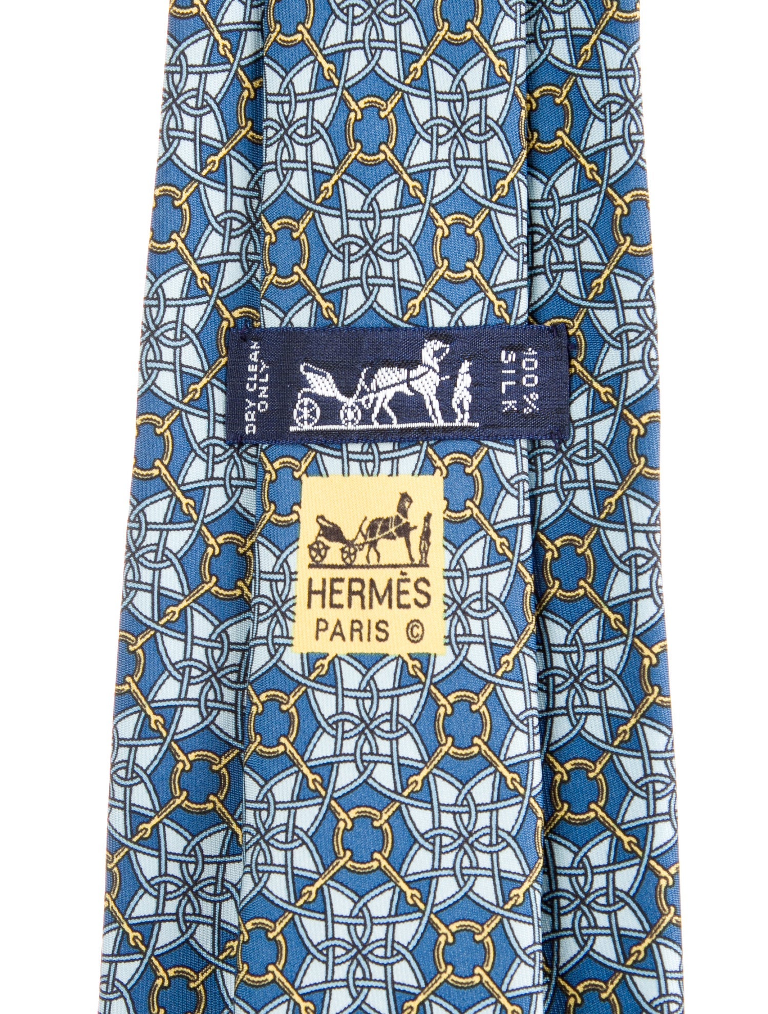 Hermès Silk Pattern Tie