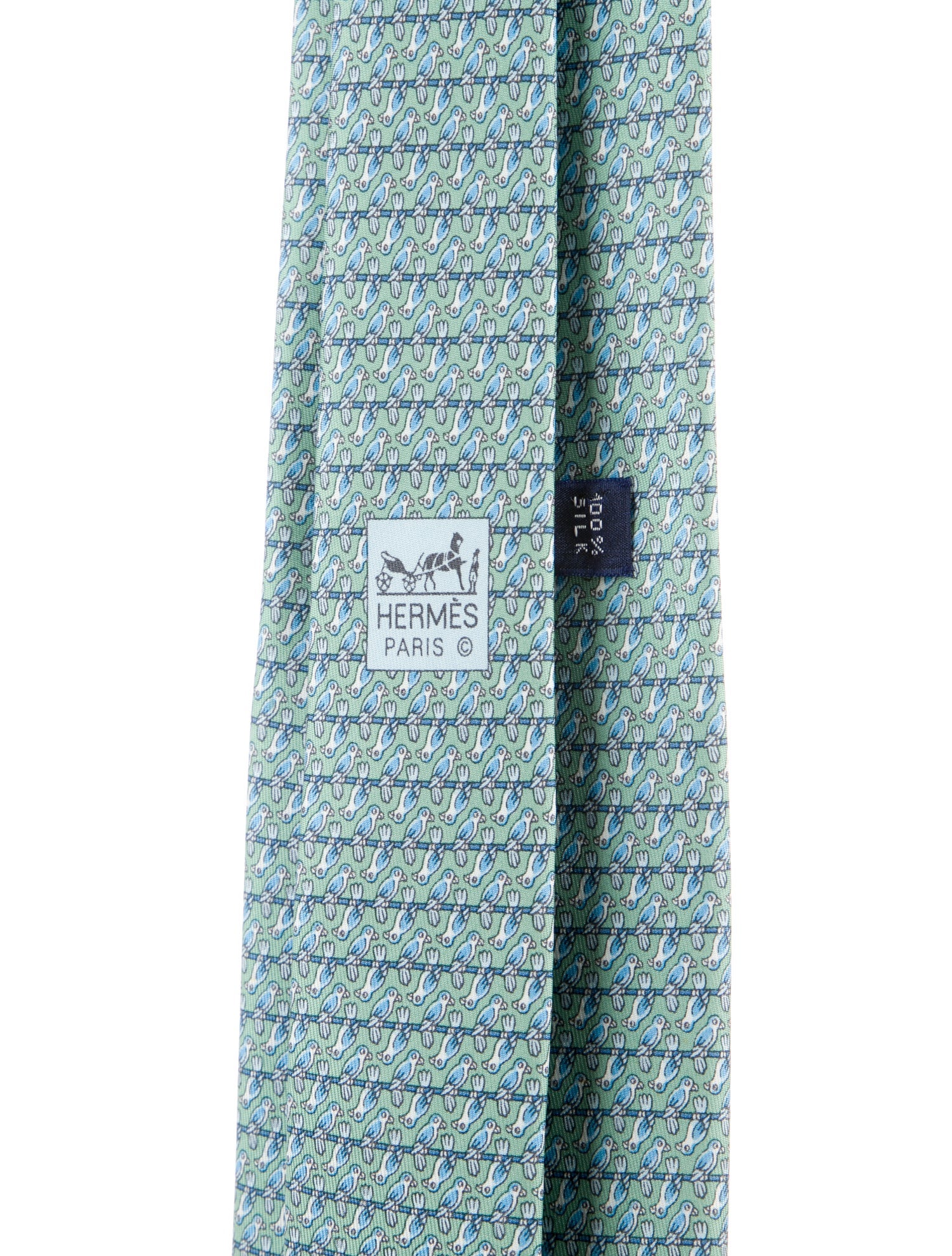 Hermès Silk Pattern Tie