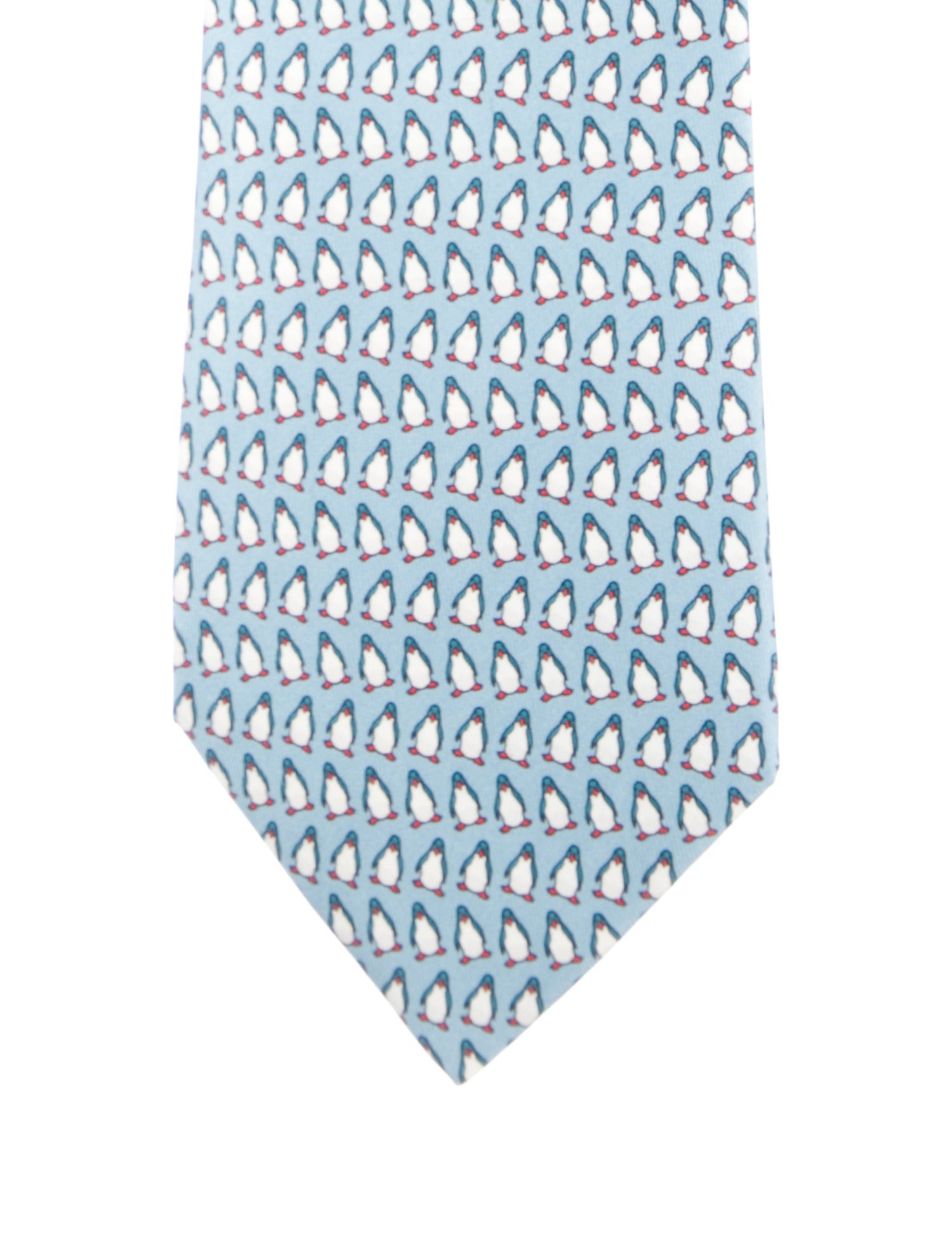 Hermès Penguin Print Tie