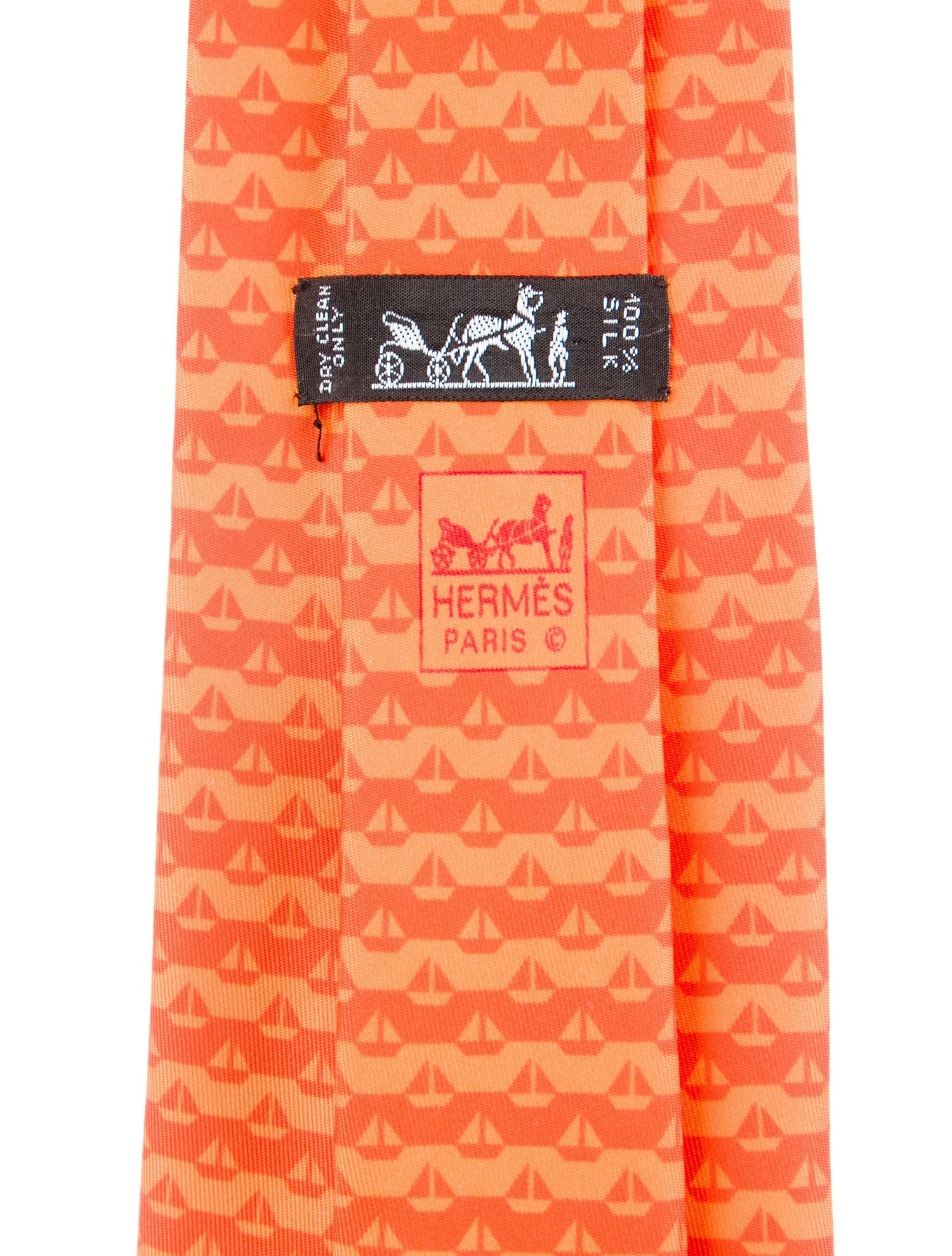 Hermès Silk Pattern Tie