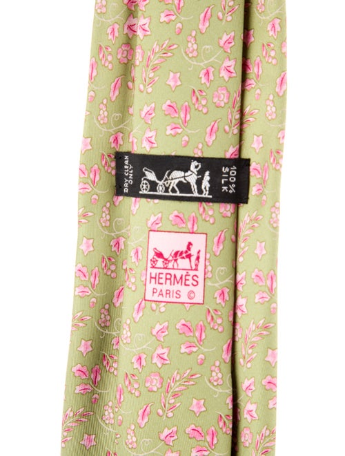 Hermès Silk Pattern Tie