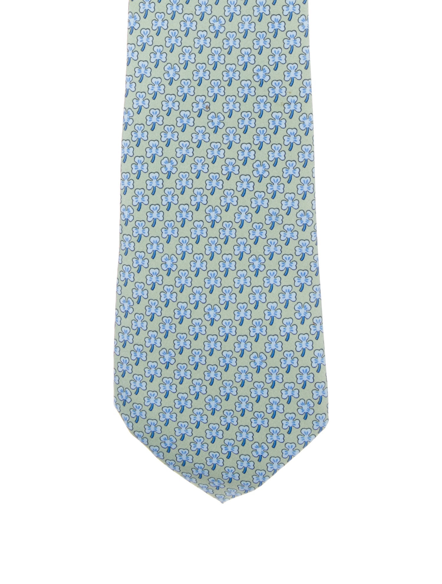 Hermès Silk Pattern Tie