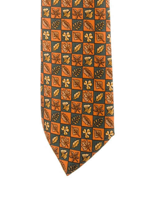 Hermès pattern print tie