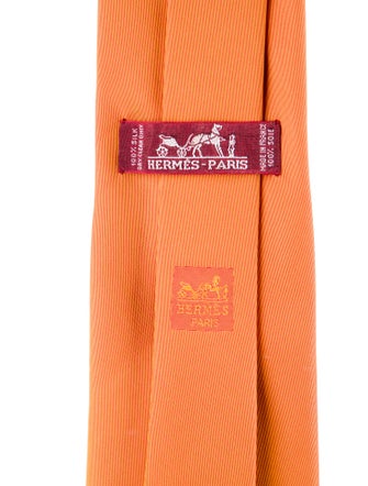 Hermès pattern print tie