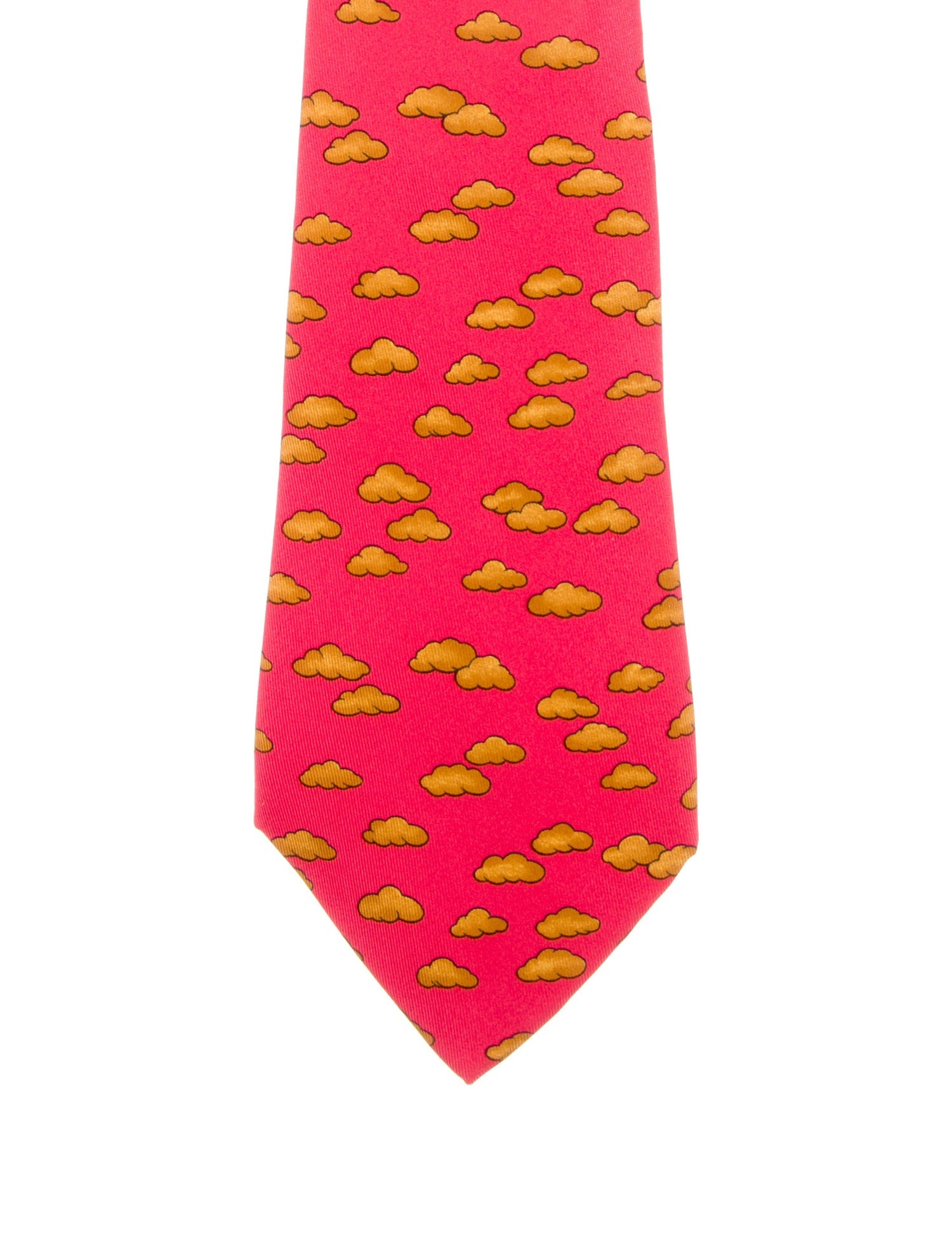 Hermès pattern print tie
