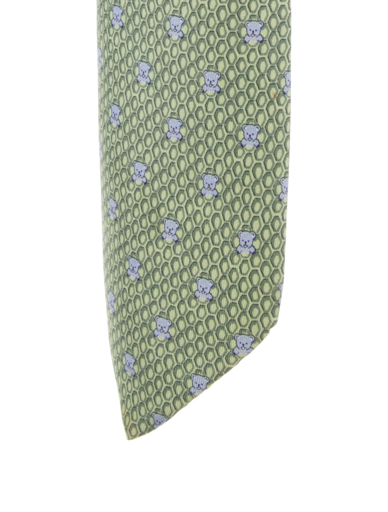 Hermès pattern print tie