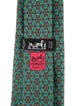 Hermès pattern print tie