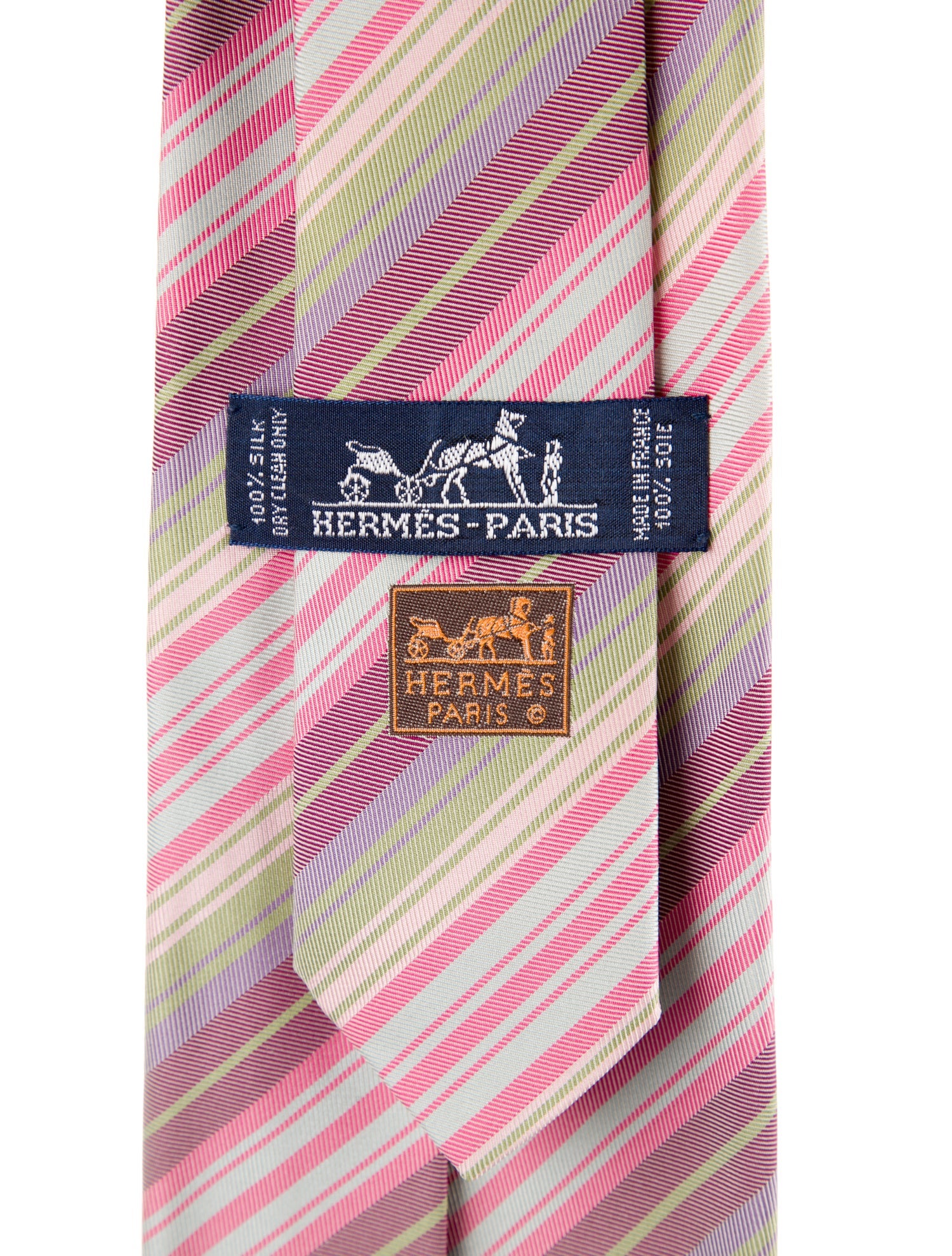 Hermès striped pattern print