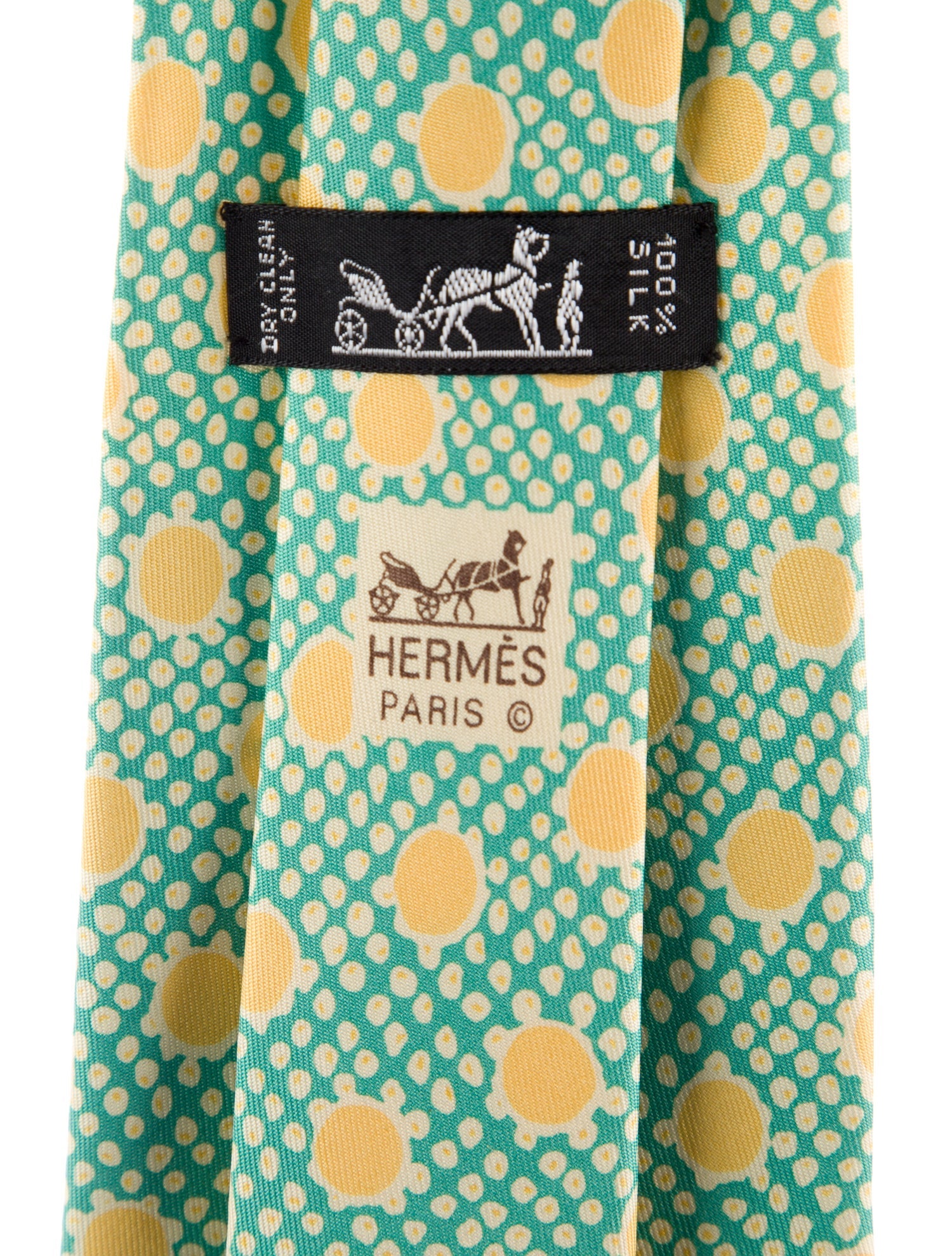 Hermès Silk Pattern Tie