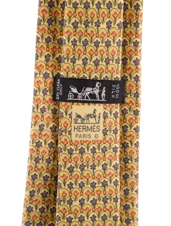 Hermès Silk Pattern Tie