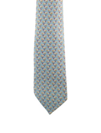 Hermès Silk Pattern Tie
