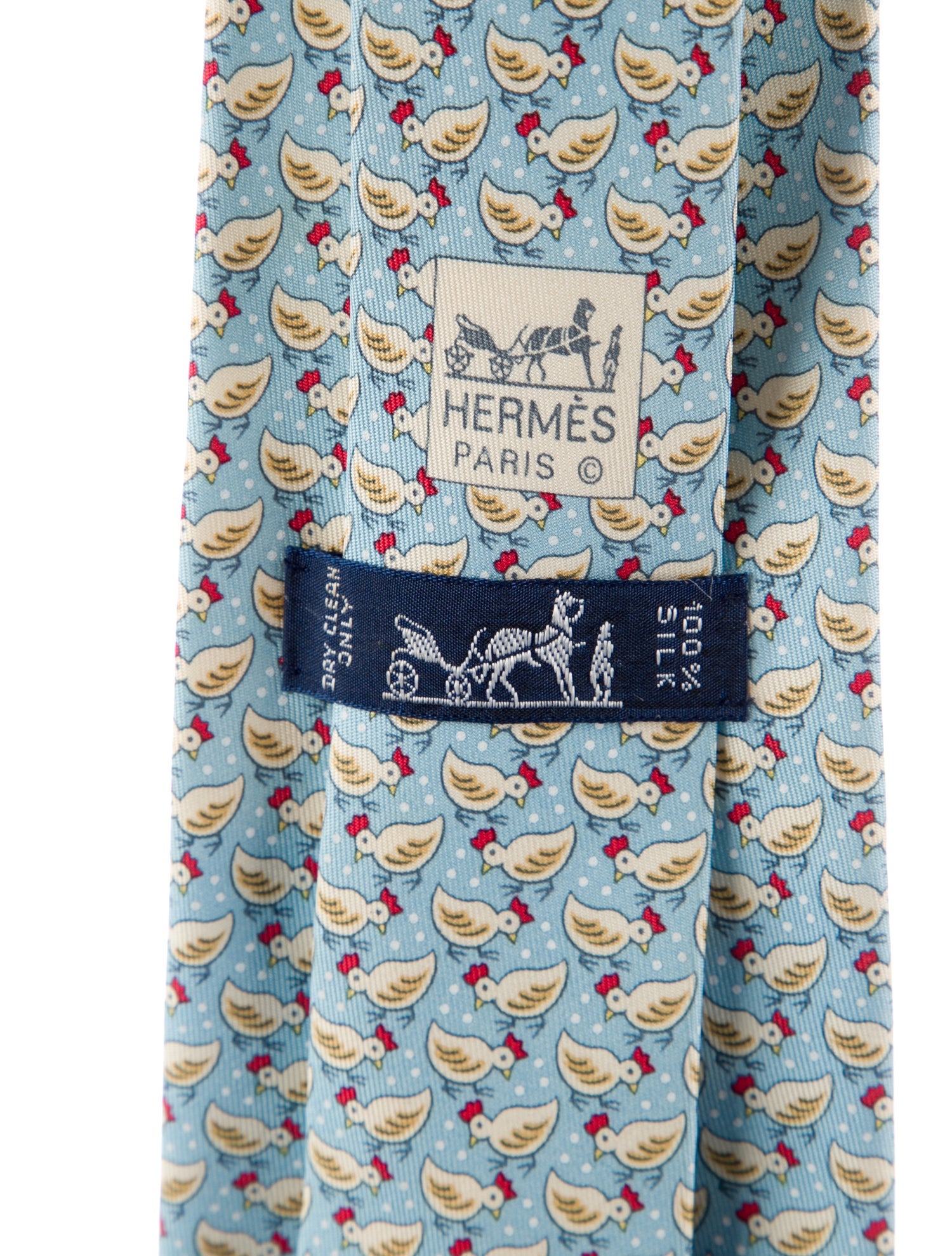 Hermès Silk Pattern Tie