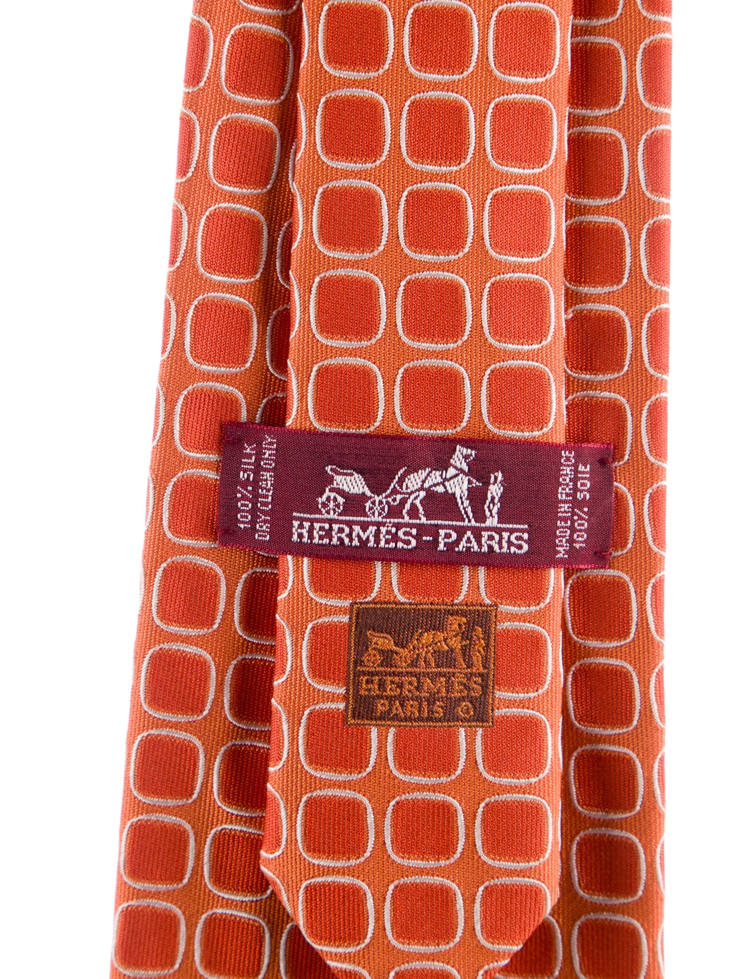 Hermès Silk Pattern Tie