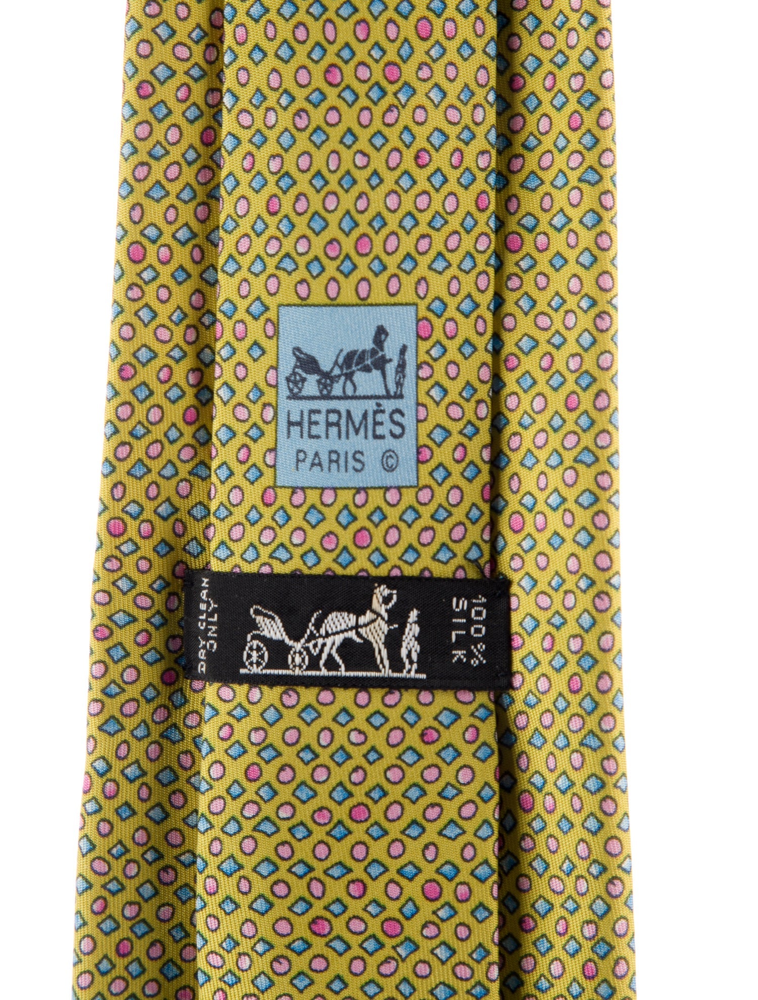 Hermès Silk Patterned Tie