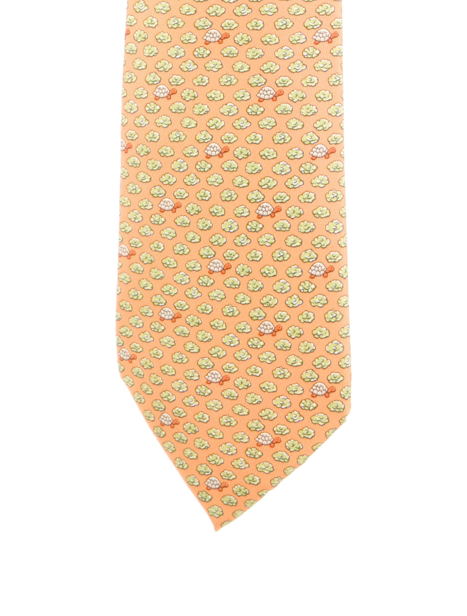 Hermès Silk Print Tie