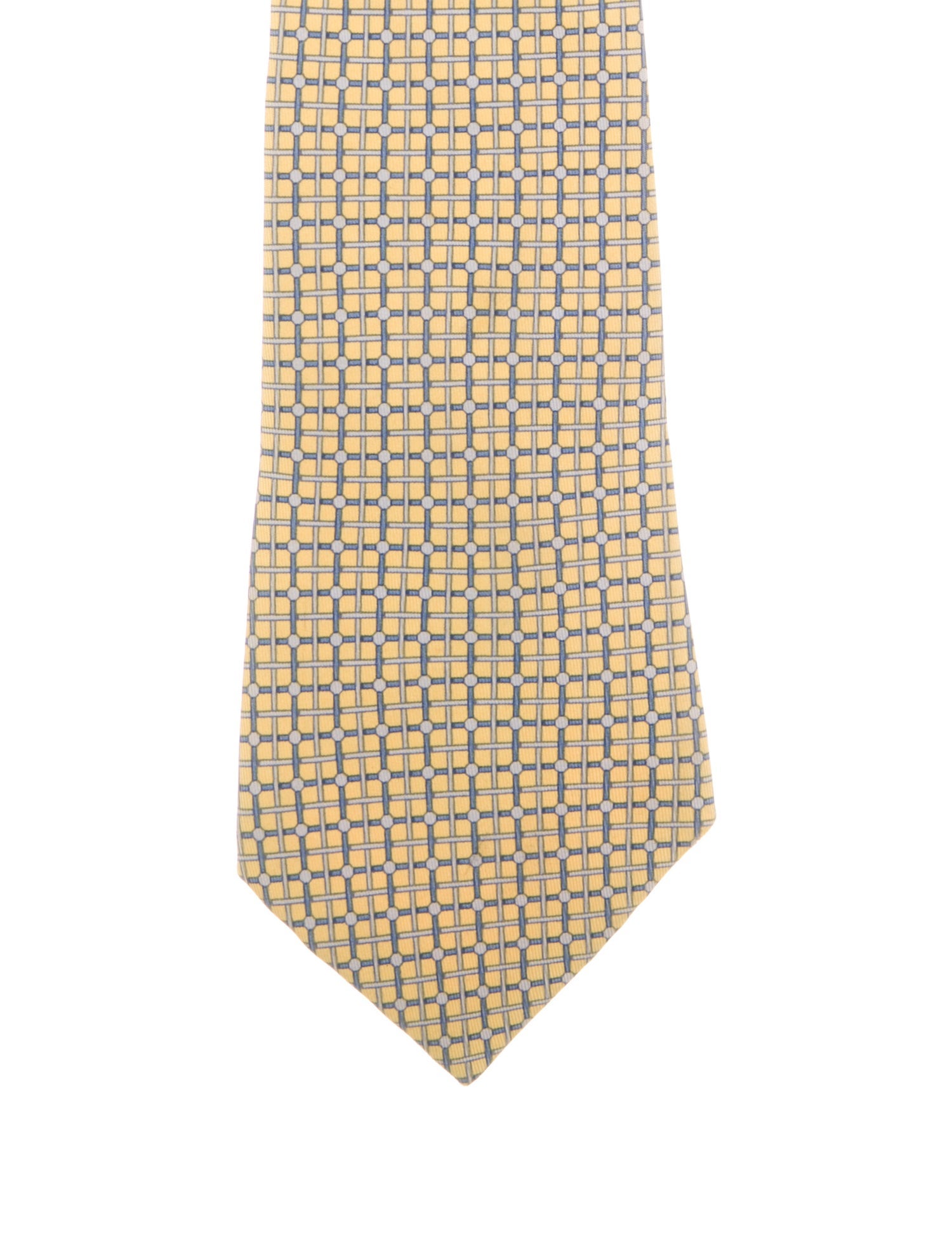 Hermès Silk Print Tie