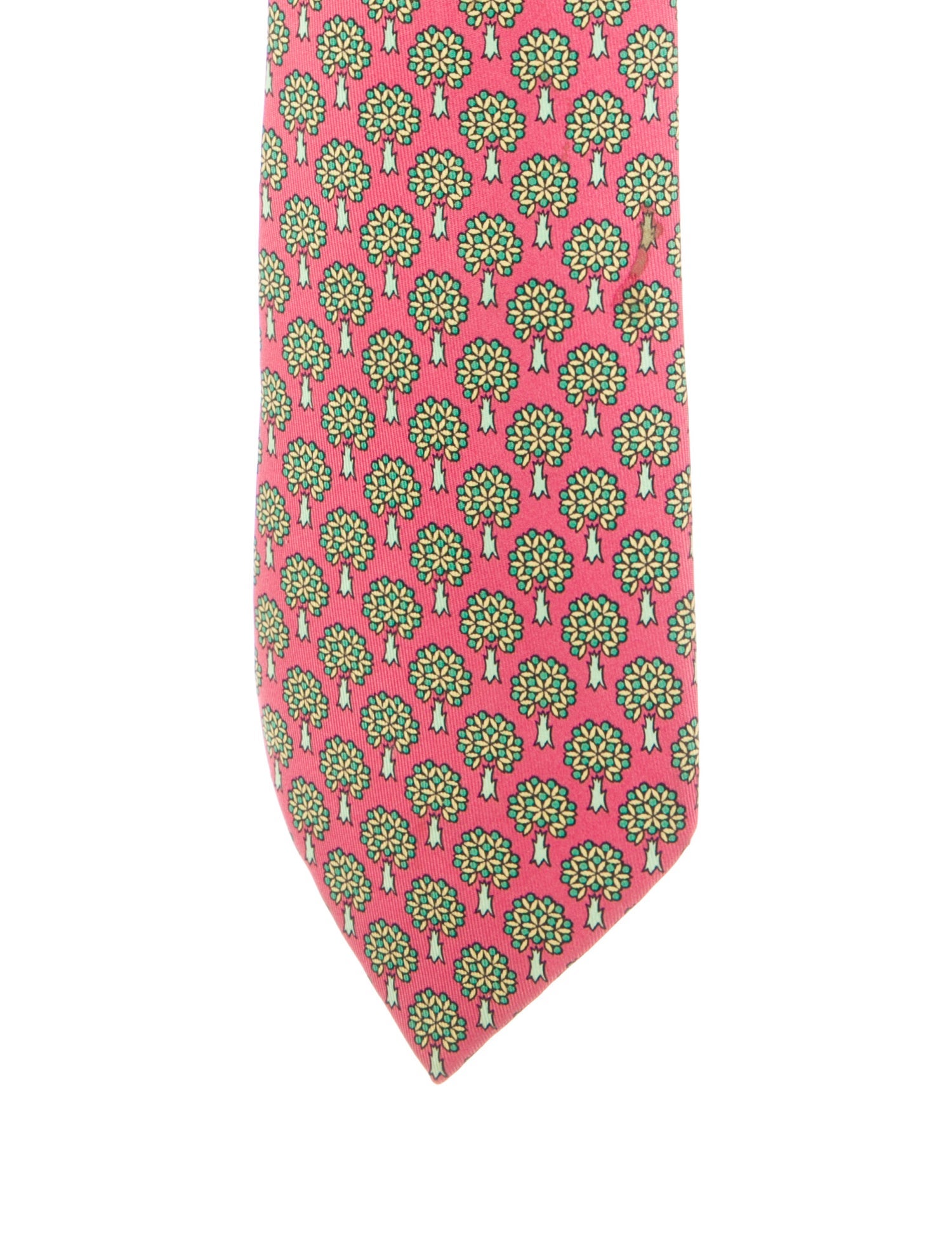 Hermès Silk Print Tie