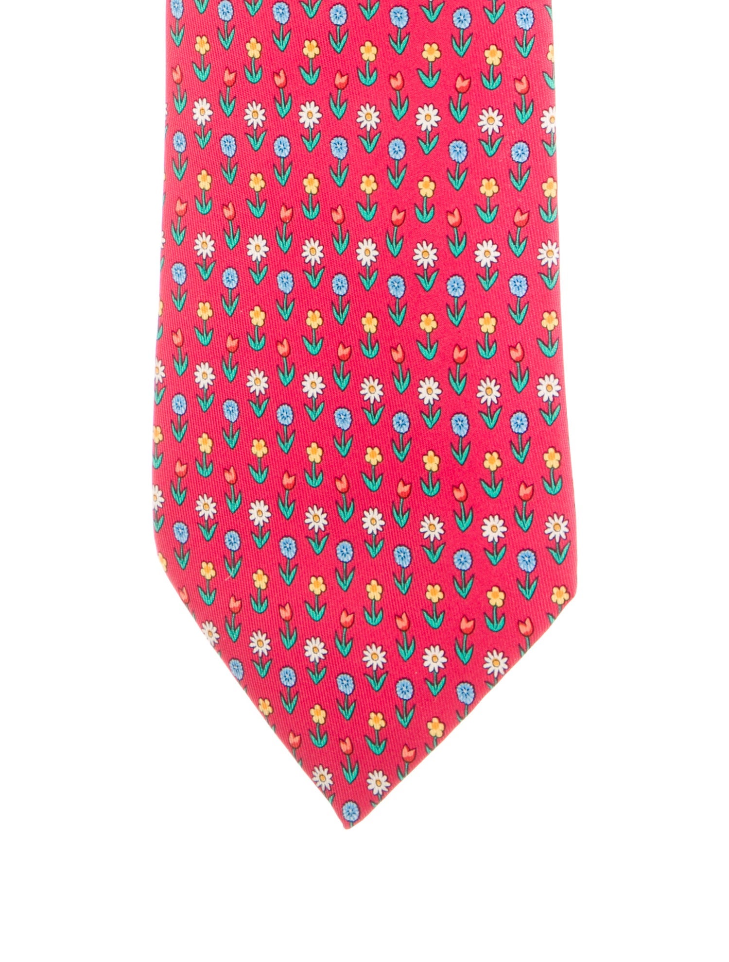 Hermès Silk Print Tie