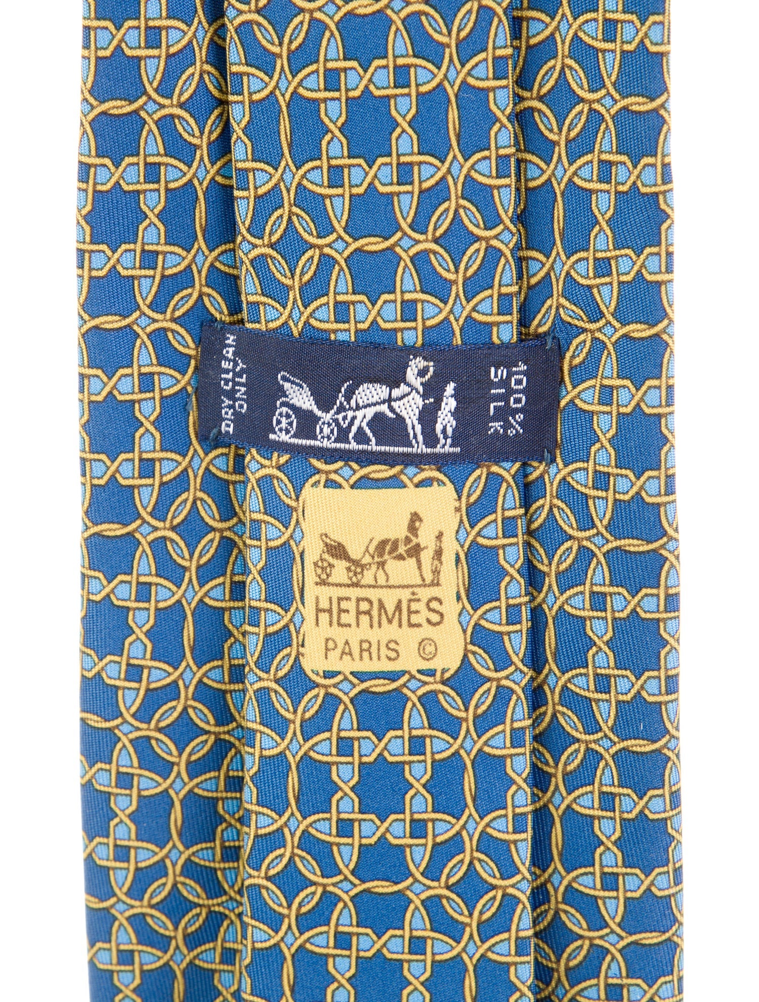 Hermès Silk Print Tie