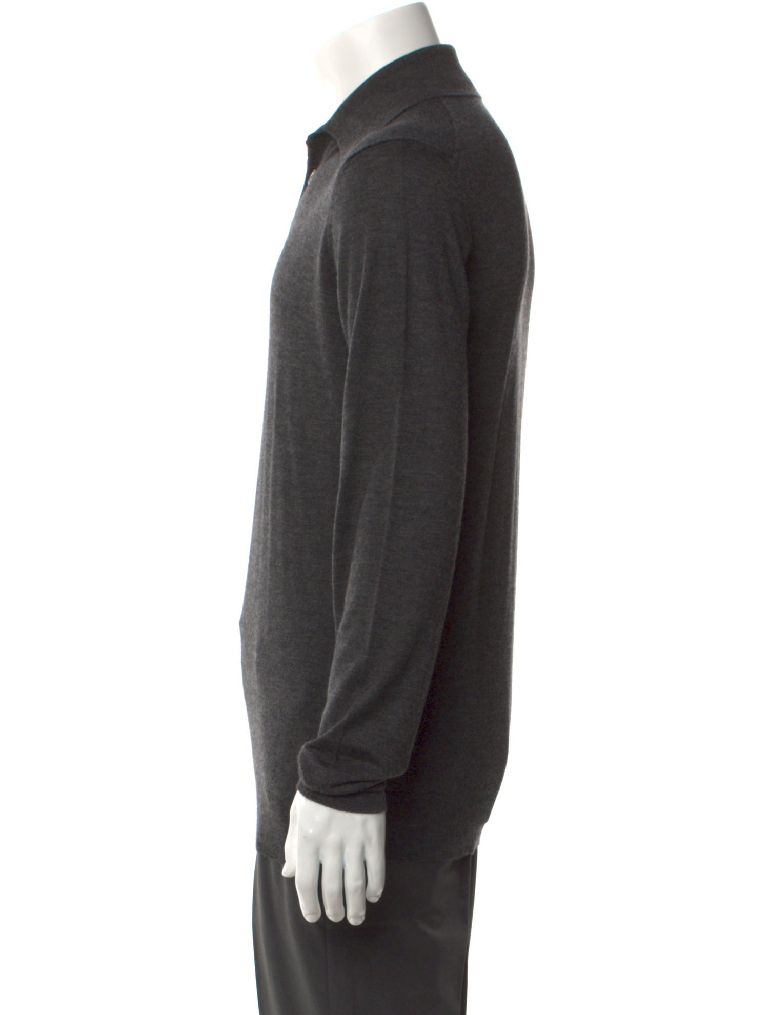 Hermès Cashmere Collar Polo Sweater