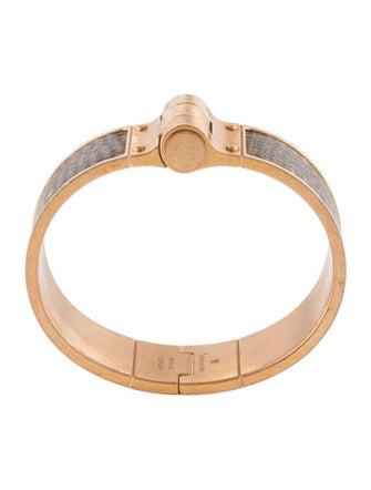 Hermès Lizard Hinged Bracelet