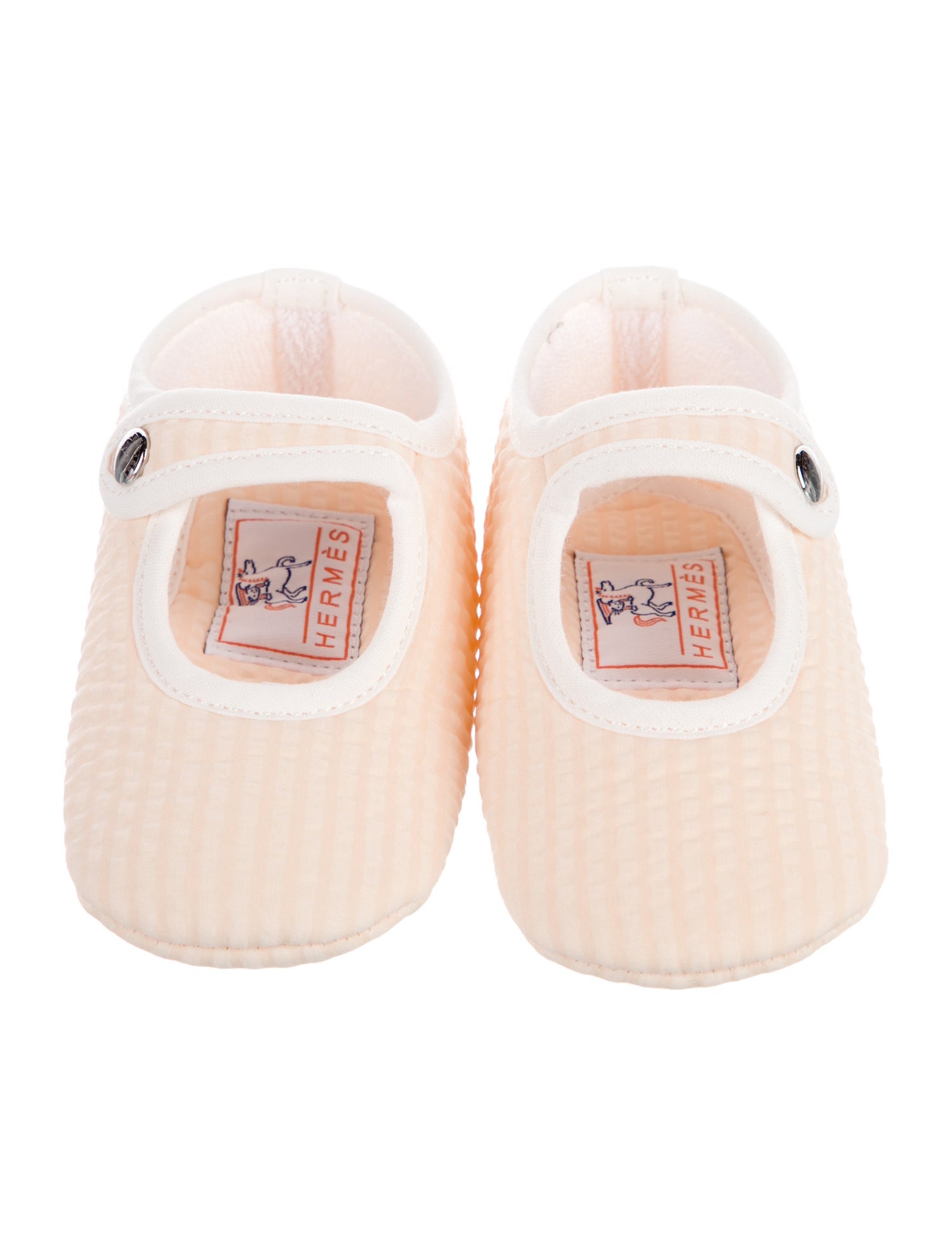 Hermès Infant Girls' Striped Mary Jane Shoes