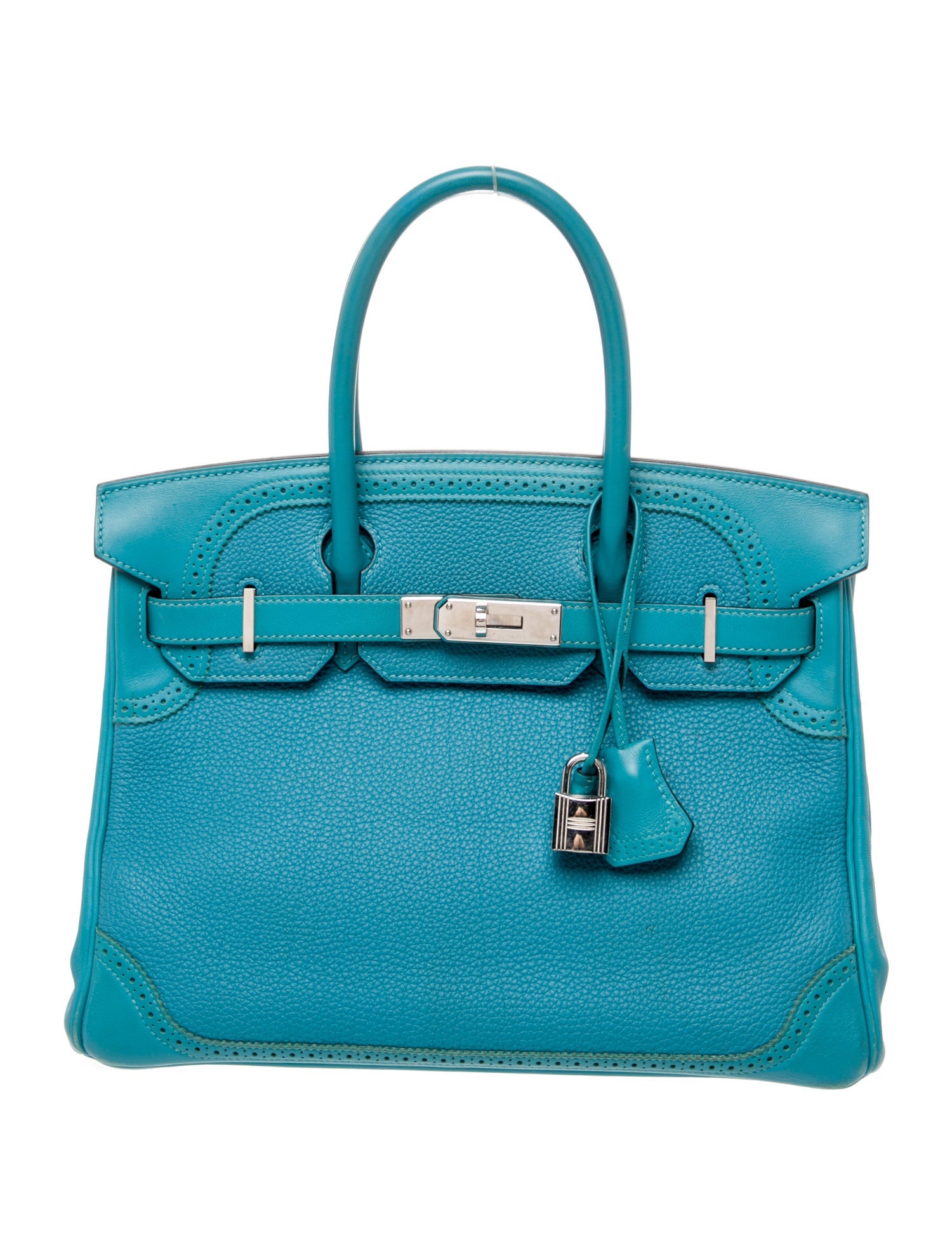 Hermès Togo & Swift Ghillies Birkin 30