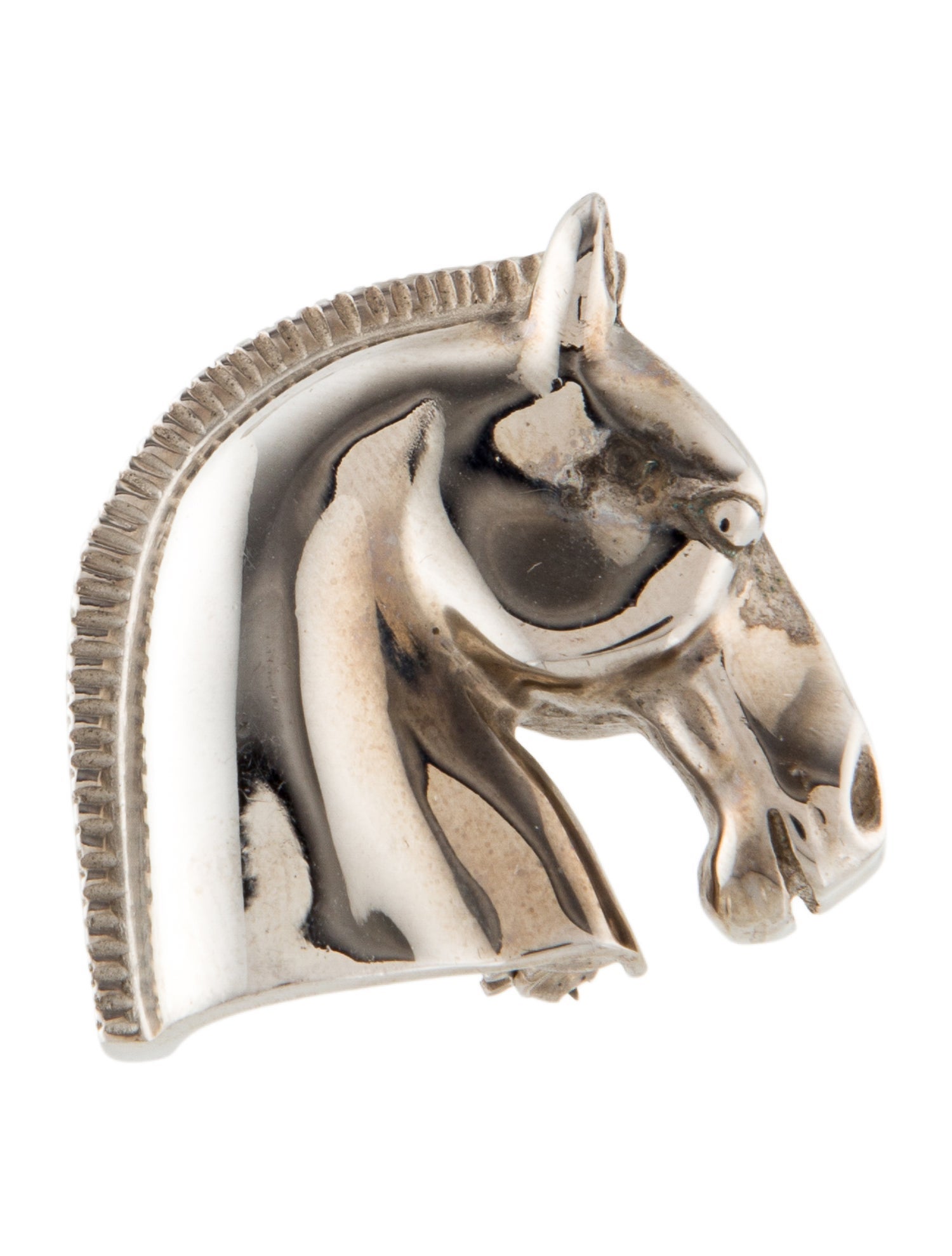 Hermès Vintage Horse Head Brooch