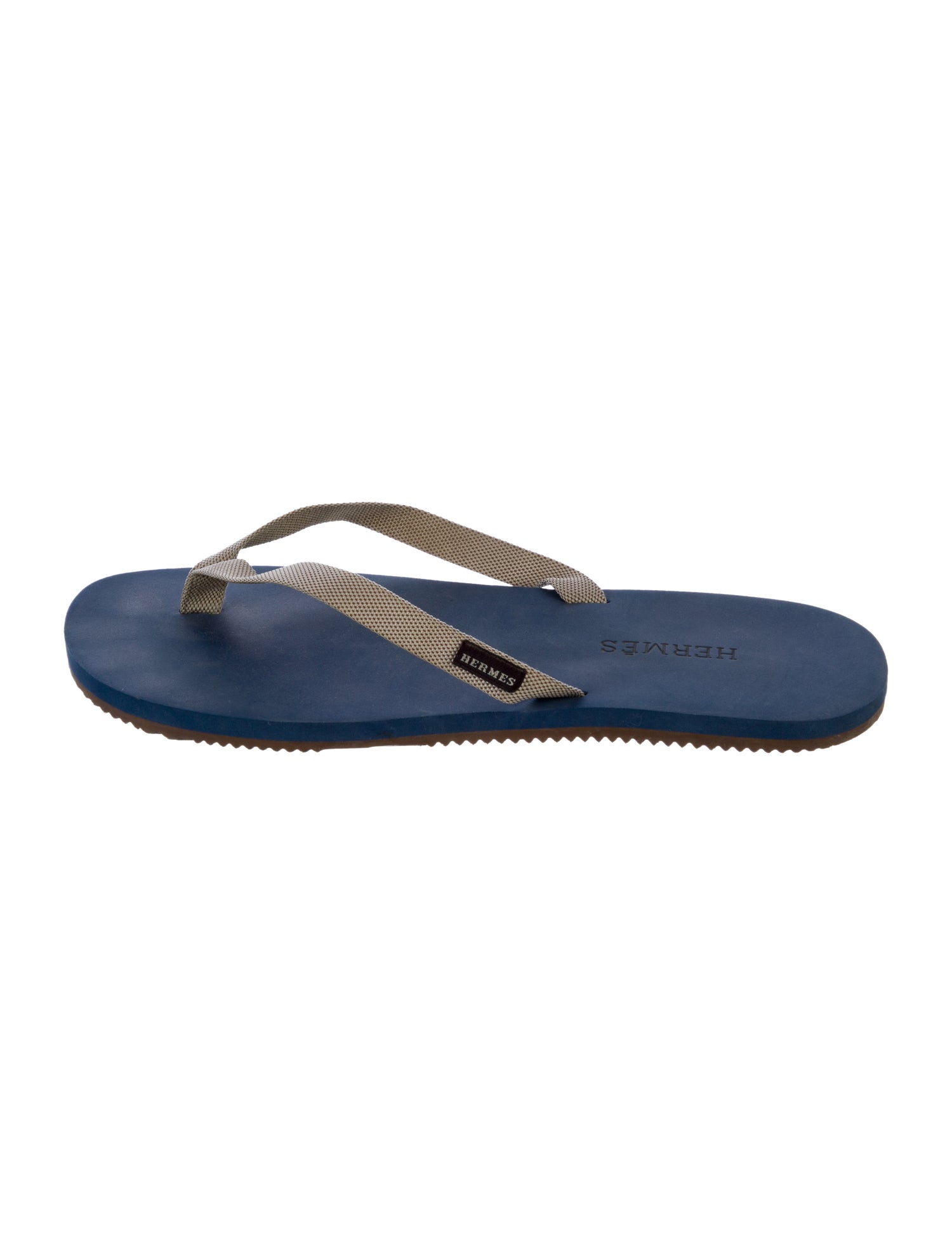 Hermès Rubber Flip Flops