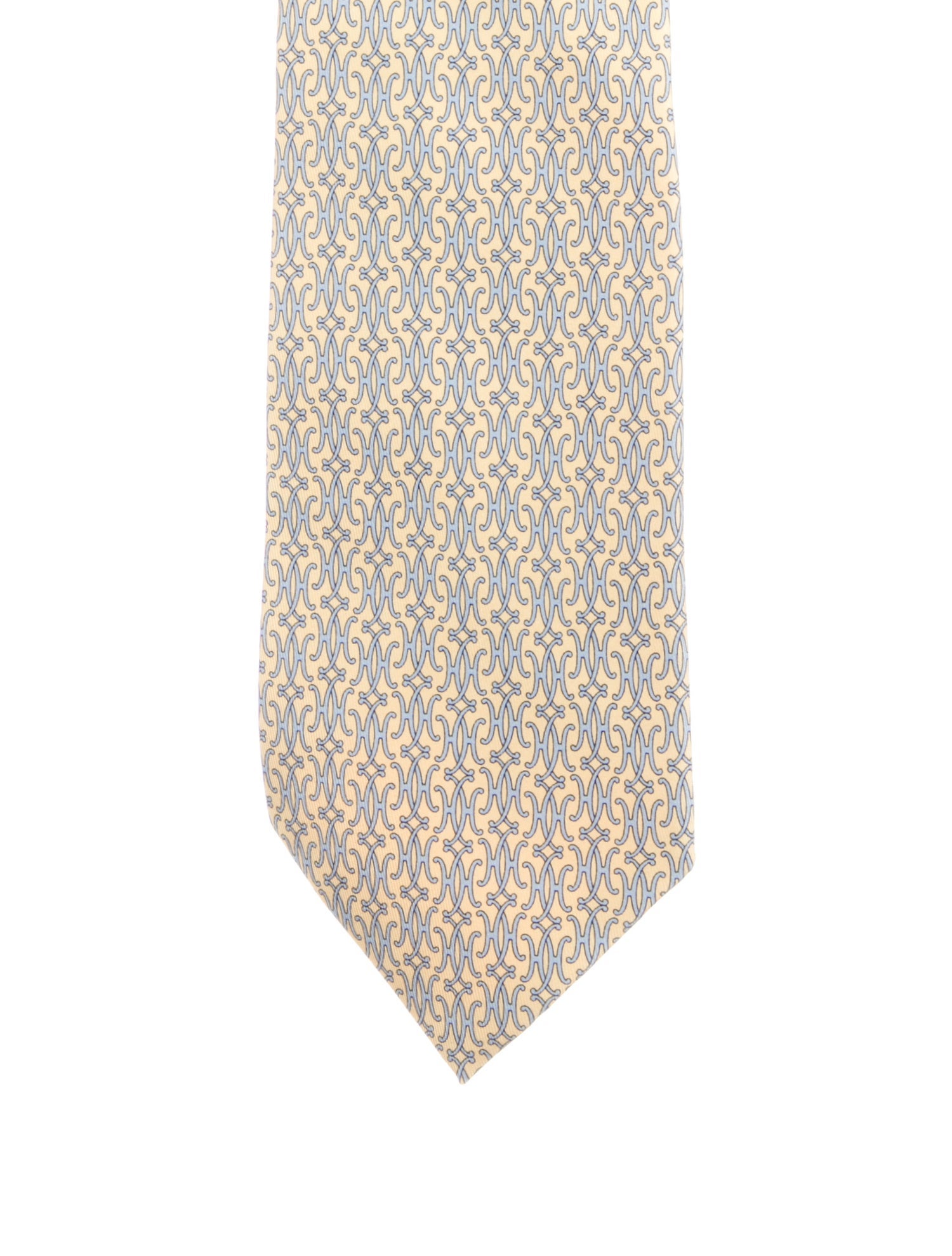 Hermès Silk Printed Tie