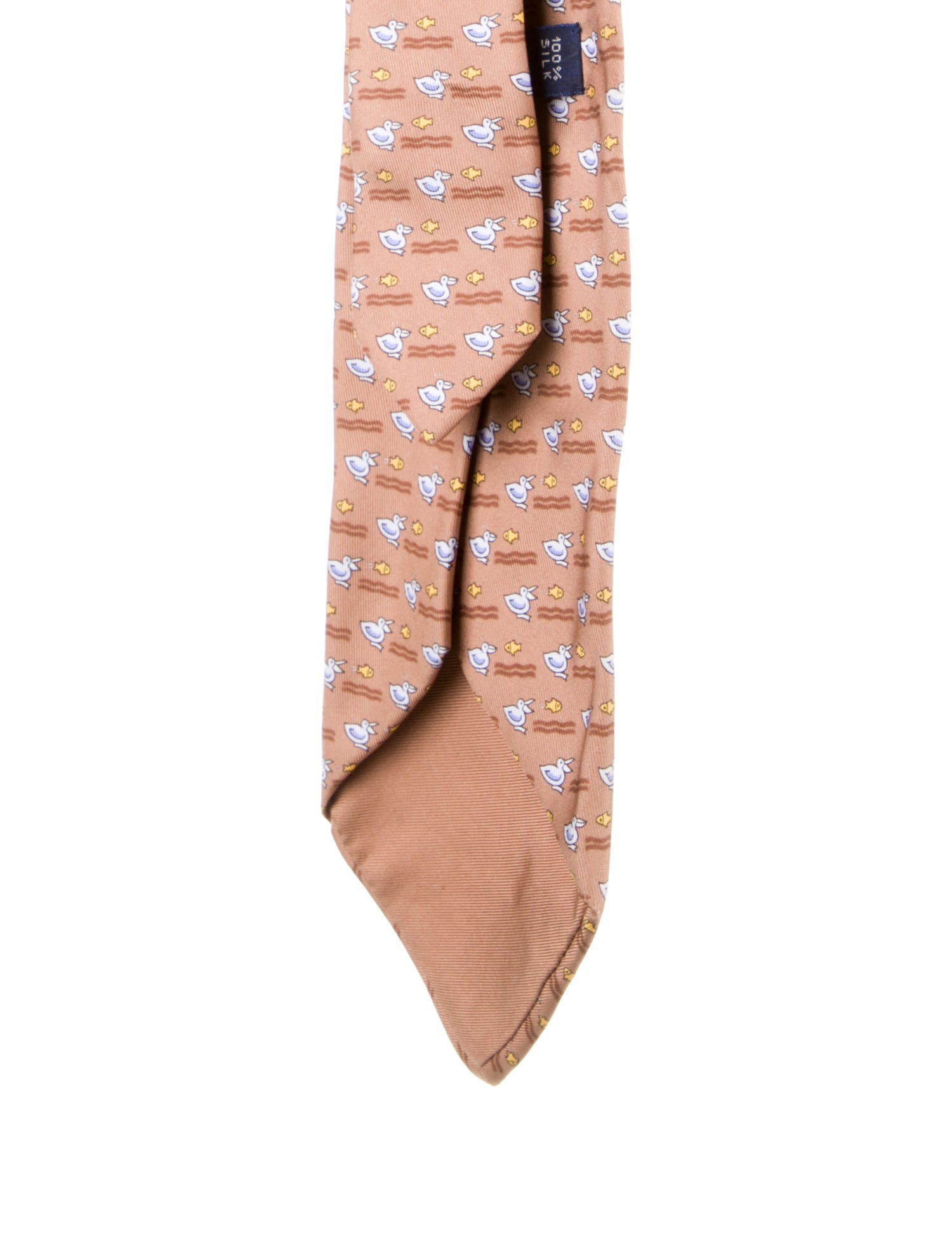 Hermès Silk Printed Print Tie
