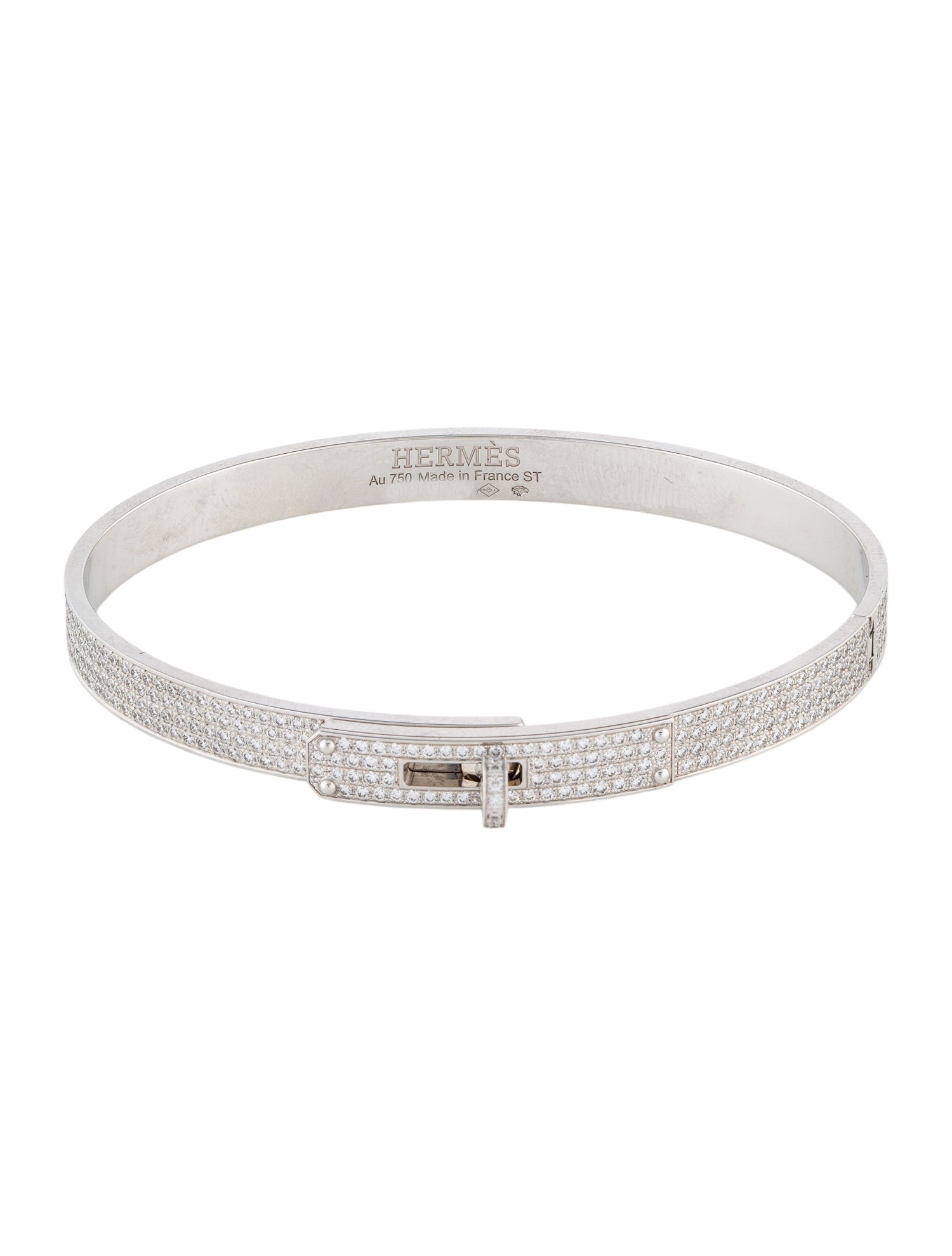 Hermès Diamond Kelly Bracelet, Small Model