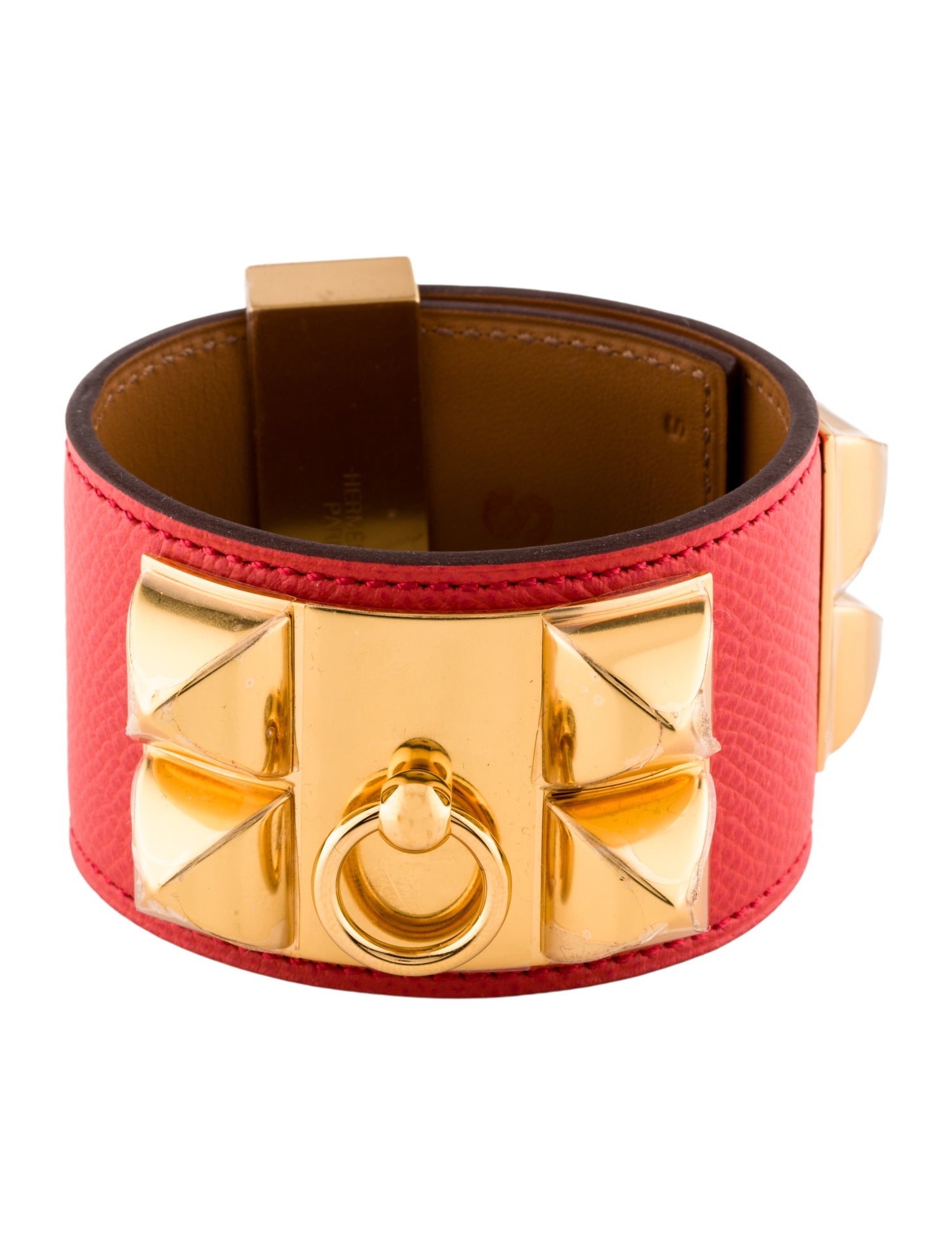 Hermès Leather Collier de Chien Wrap Bracelet