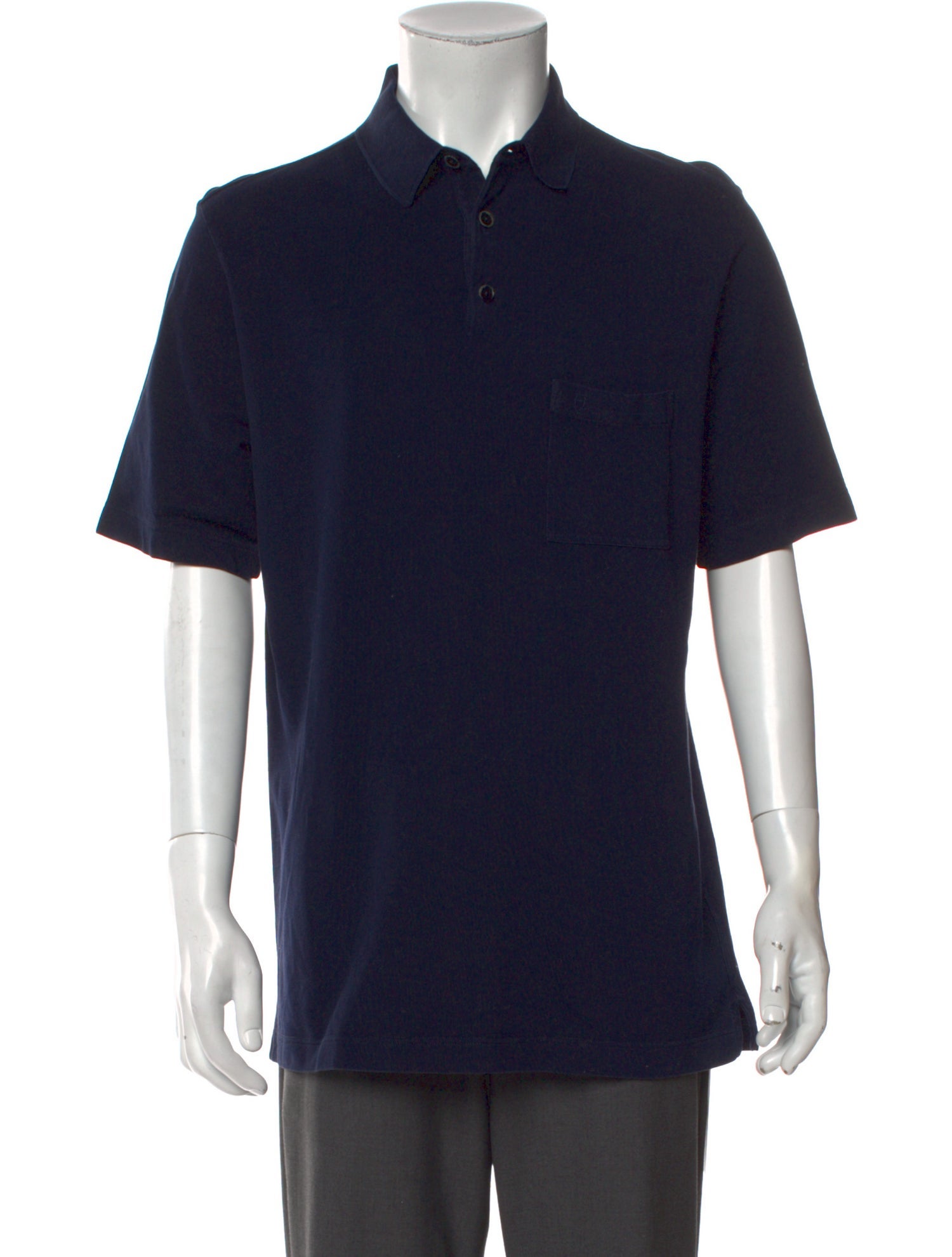 Hermès Collar Short Sleeve Polo Shirt