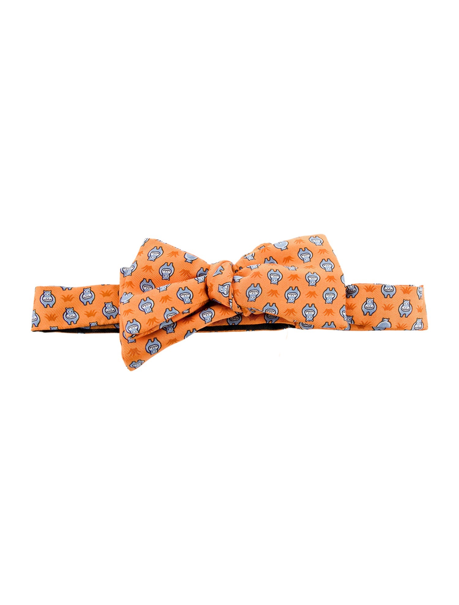 Hermès Printed Bow Tie