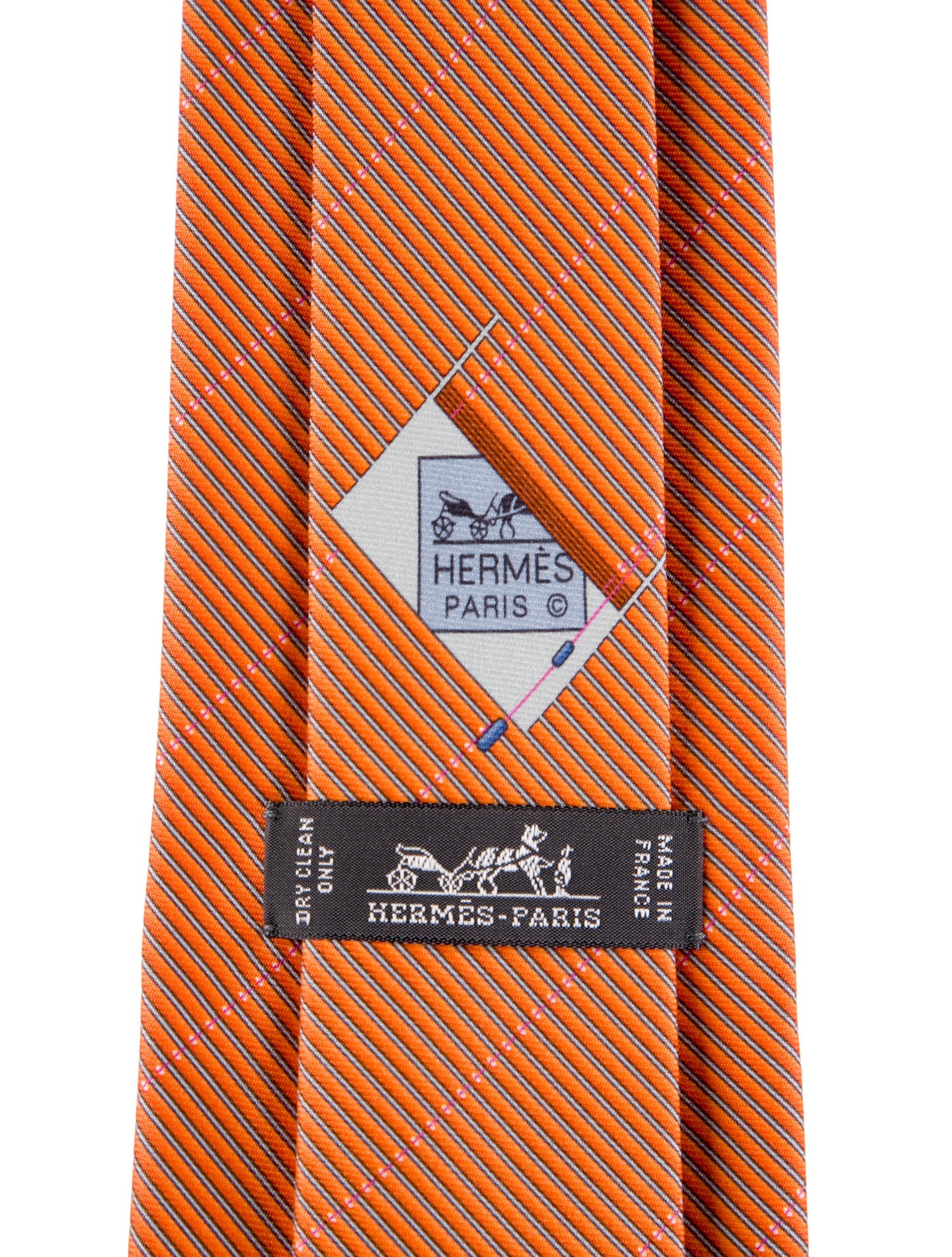 Hermès Silk Pattern Tie