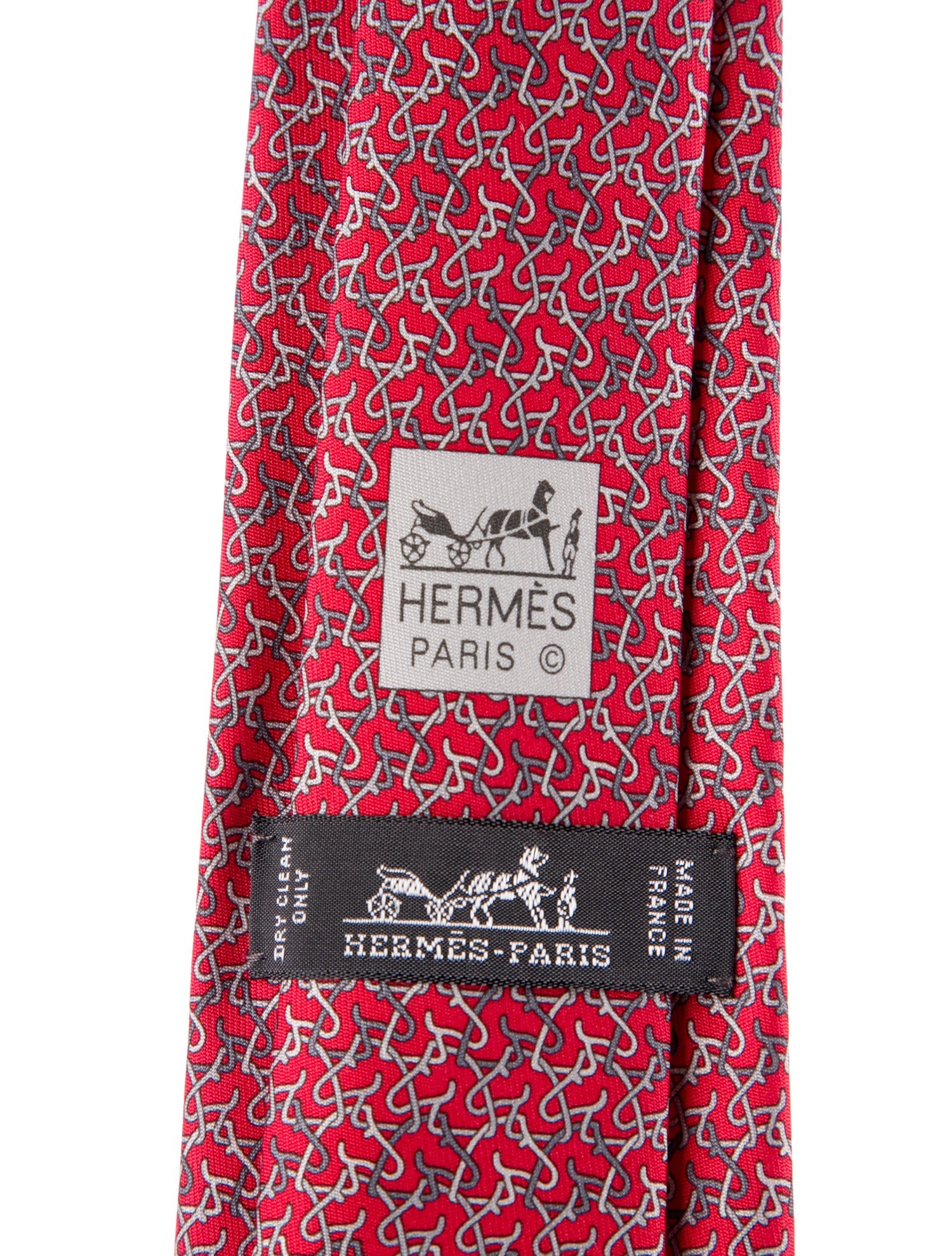 Hermès Silk Pattern Tie