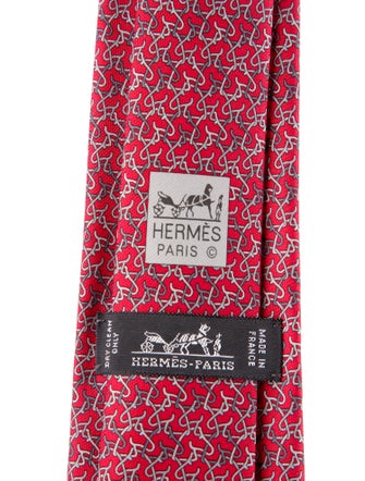 Hermès Silk Pattern Tie