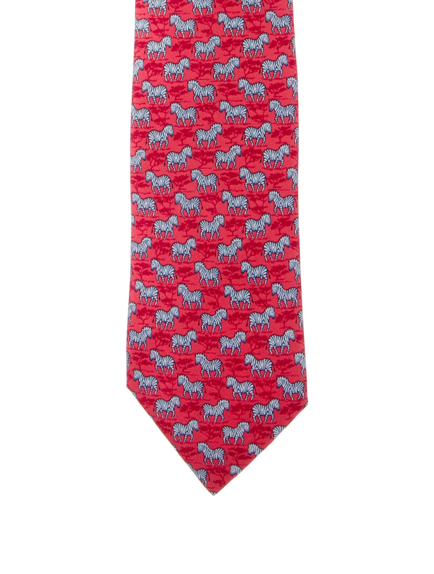 Hermès Silk Pattern Tie