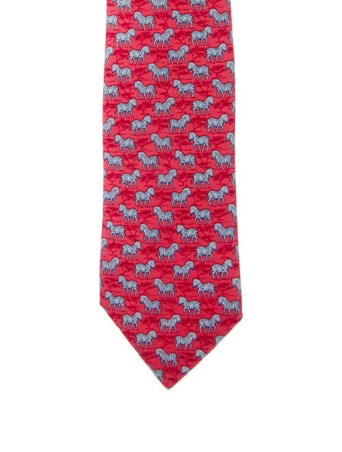 Hermès Silk Pattern Tie