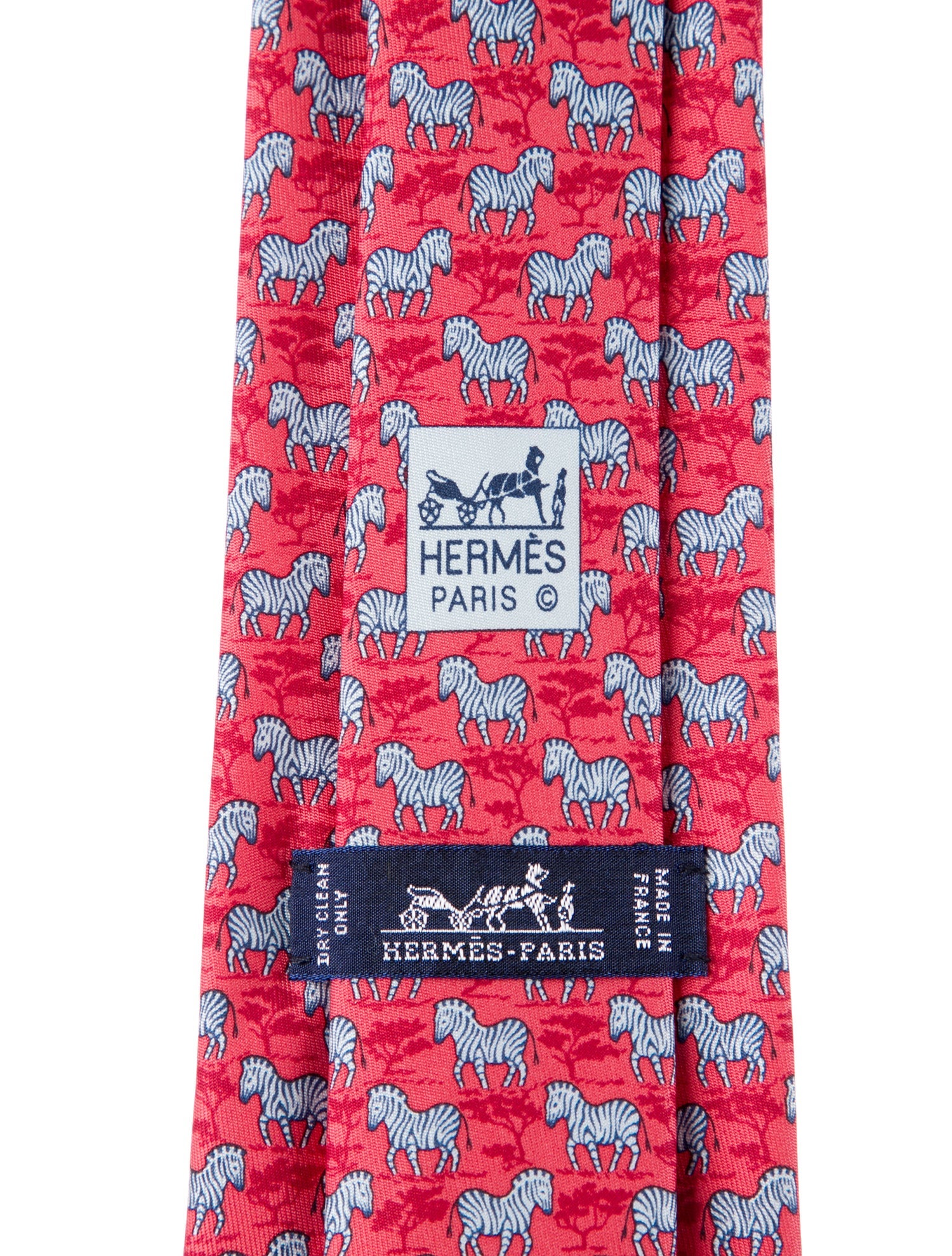 Hermès Silk Pattern Tie