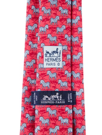 Hermès Silk Pattern Tie