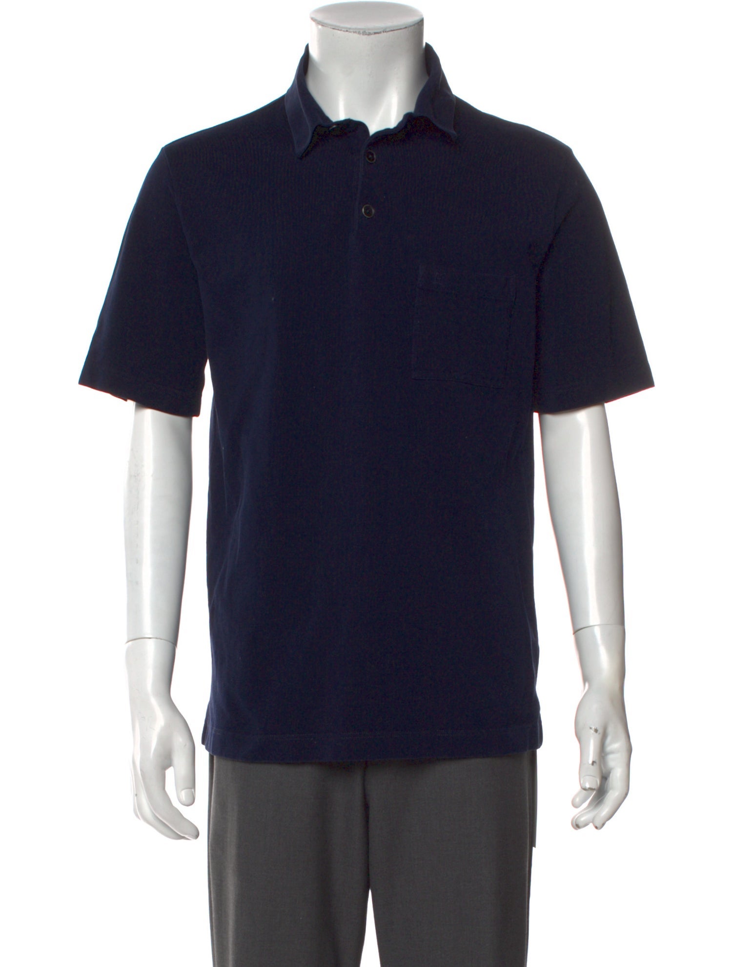 Hermès Collar Short Sleeve Polo Shirt