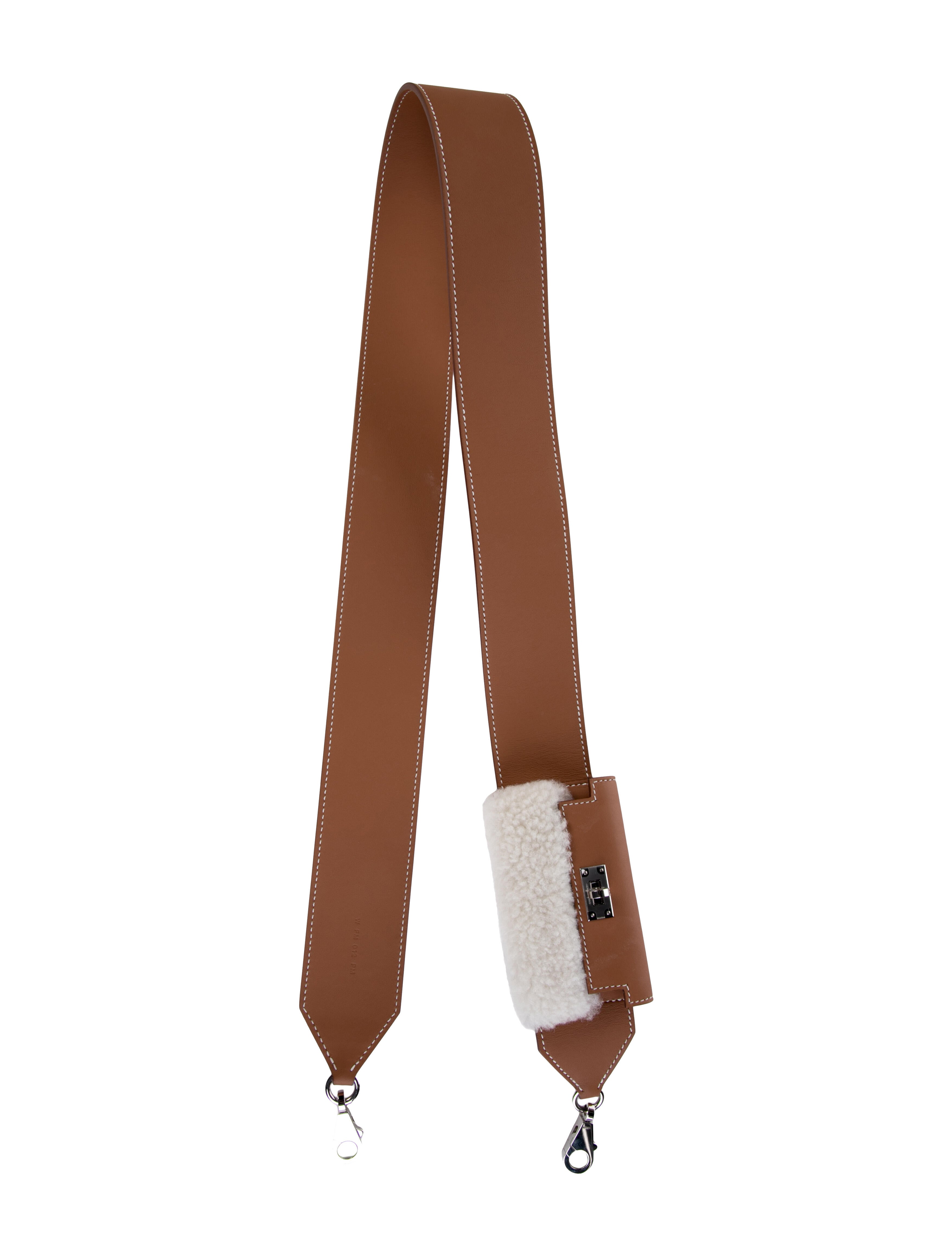 Hermès 2024 Swift & Shearling Kelly Pocket Bag Strap