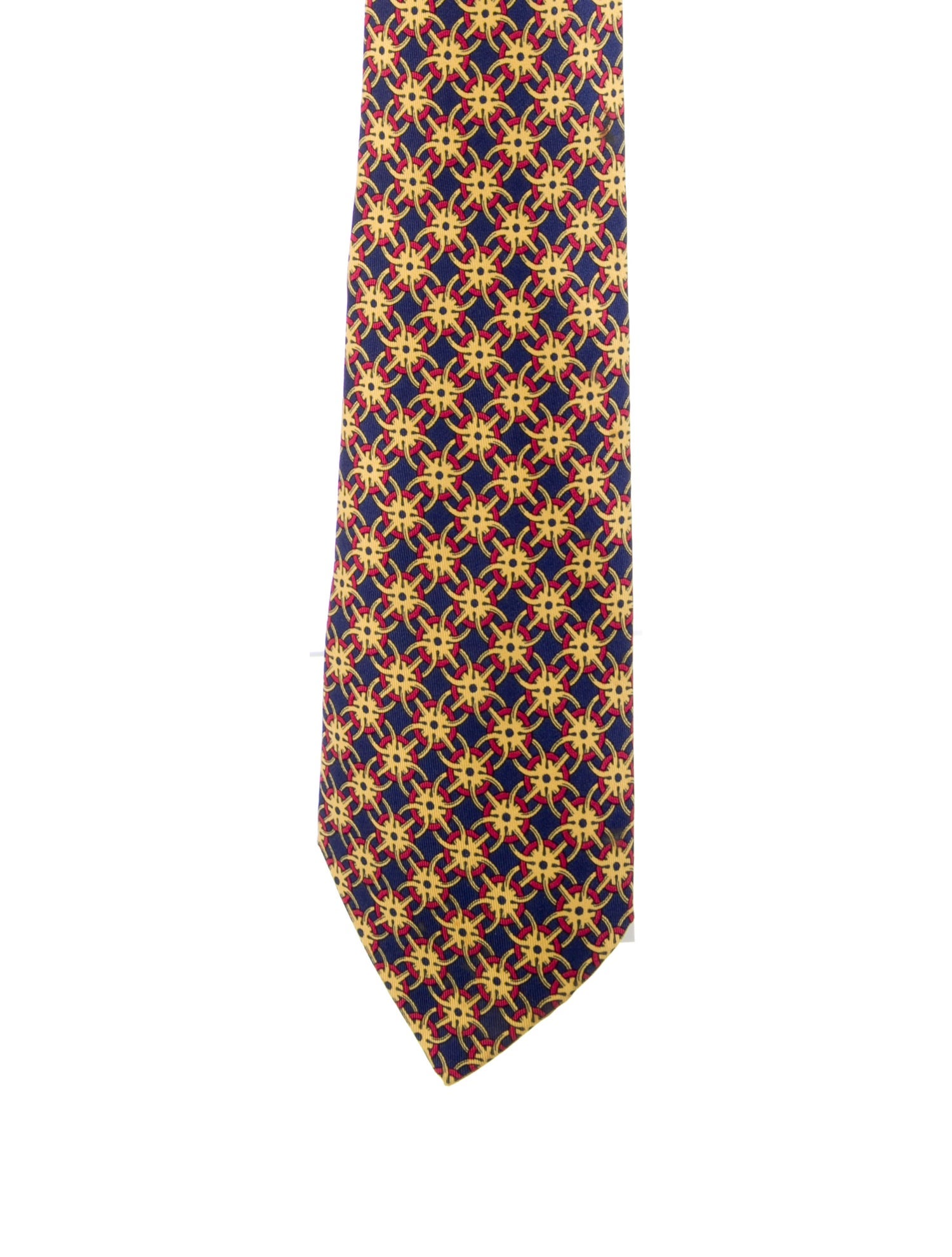 Hermès Silk Print Tie