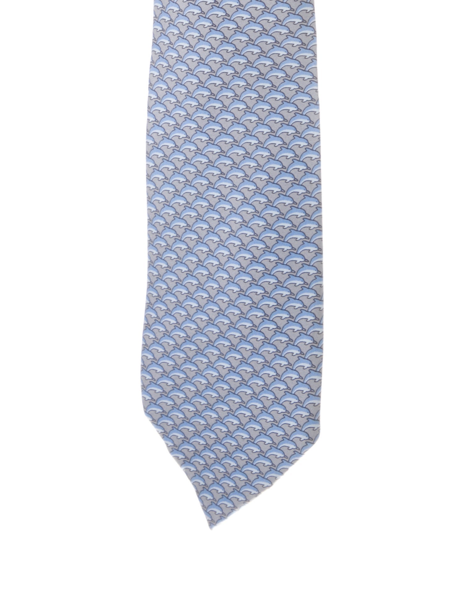 Hermès Silk Printed Tie