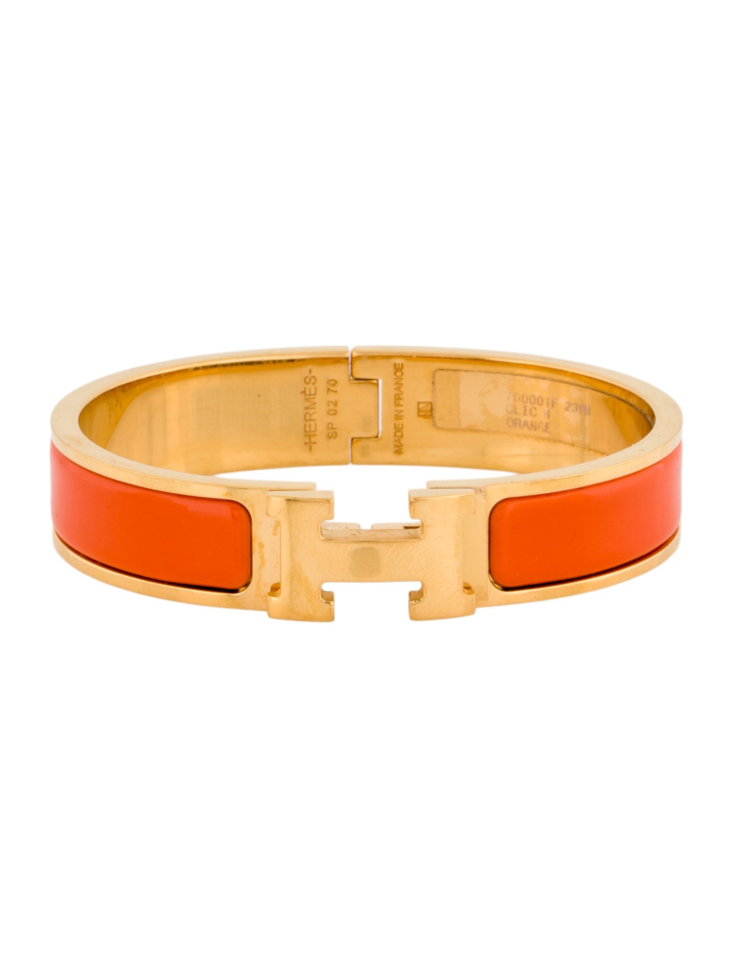Hermès Clic H Bangle Bracelet