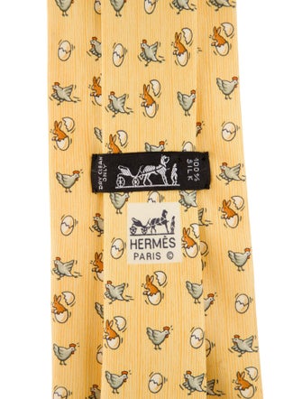 Hermès Silk Pattern Tie