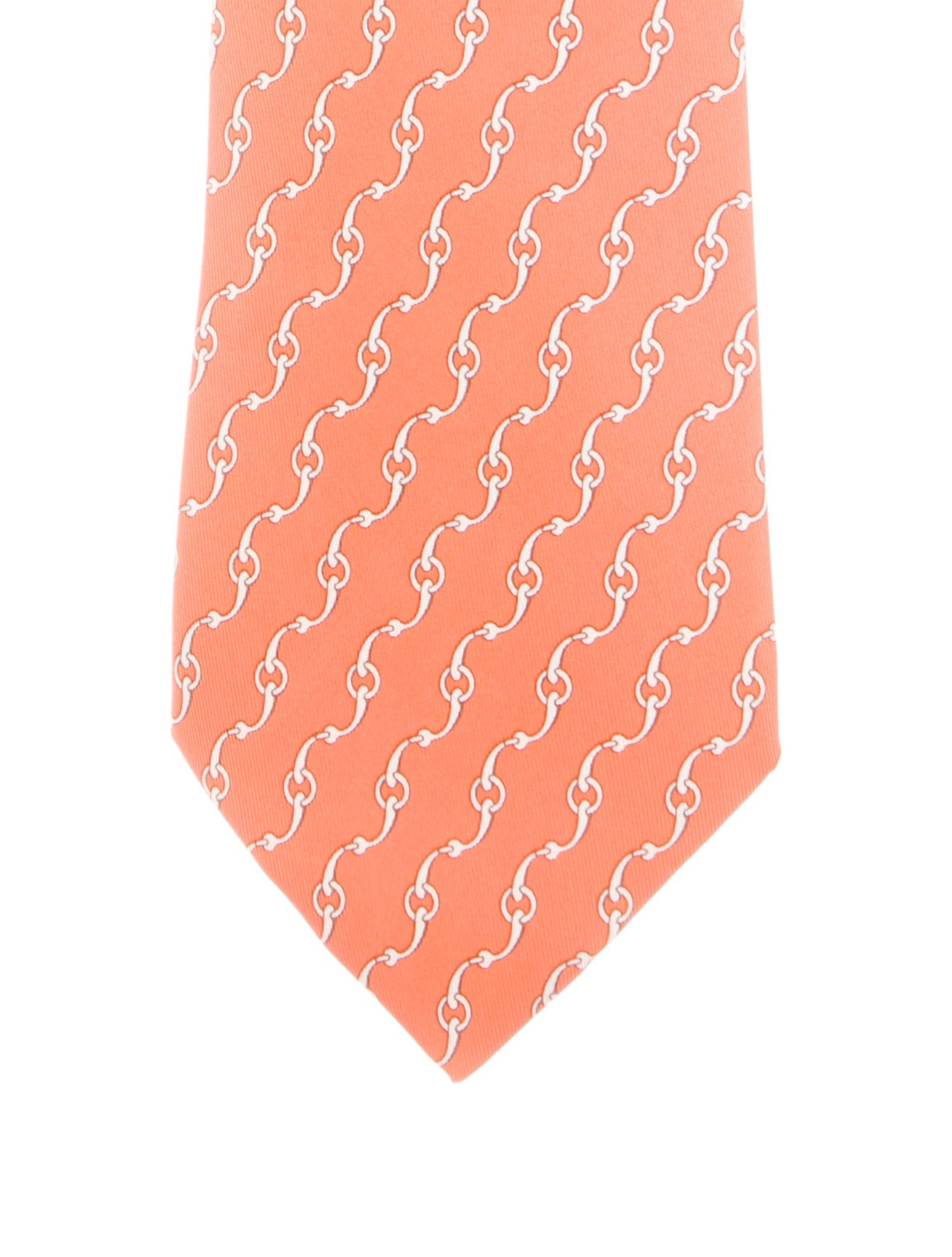 Hermès pattern print tie